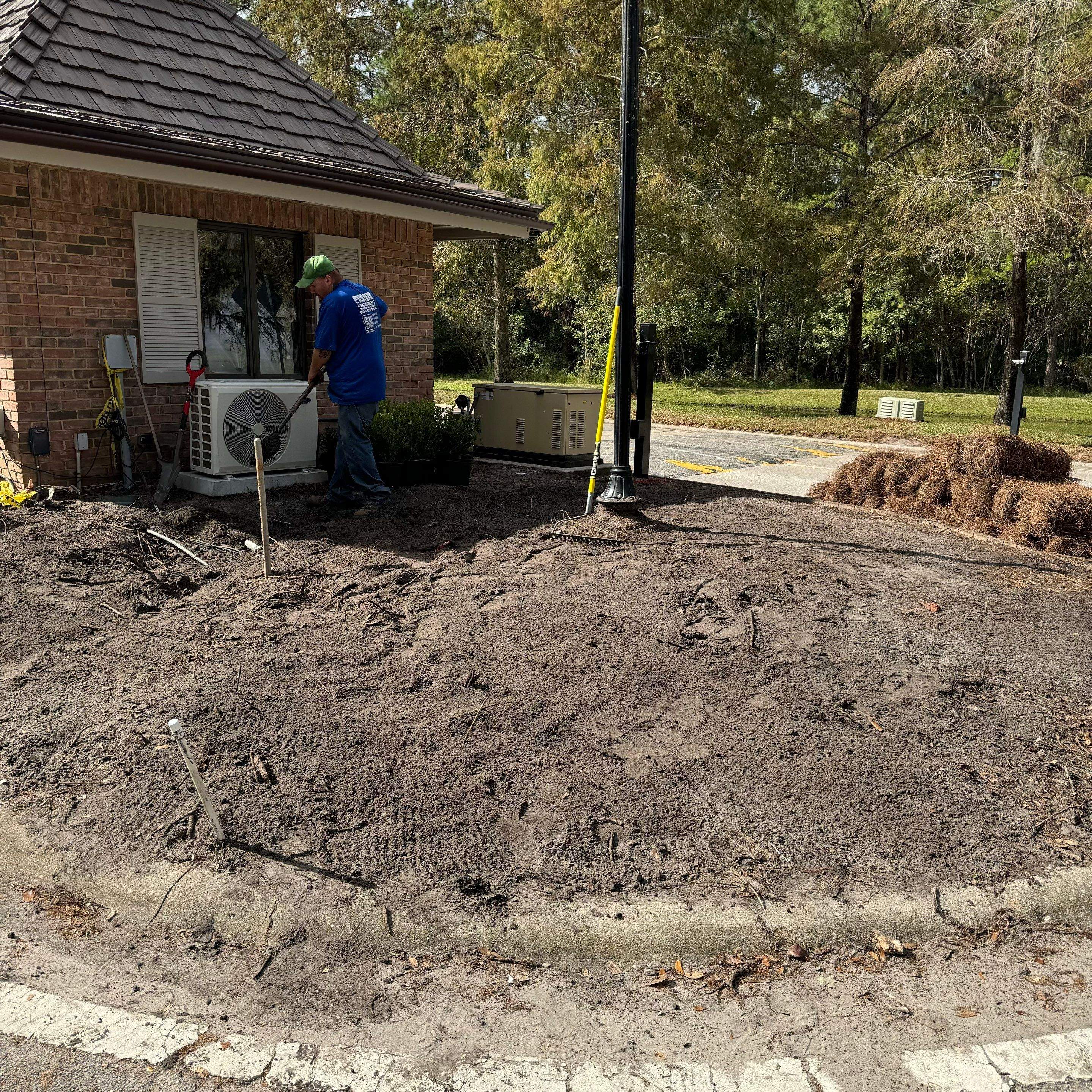 Main Gate Landscaping Project | Deerwood Community by ProGreen Services