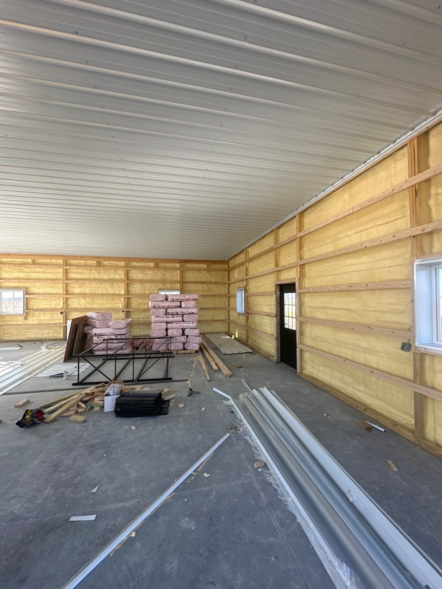 40'x40'x12' Garage by The Barn Builders 