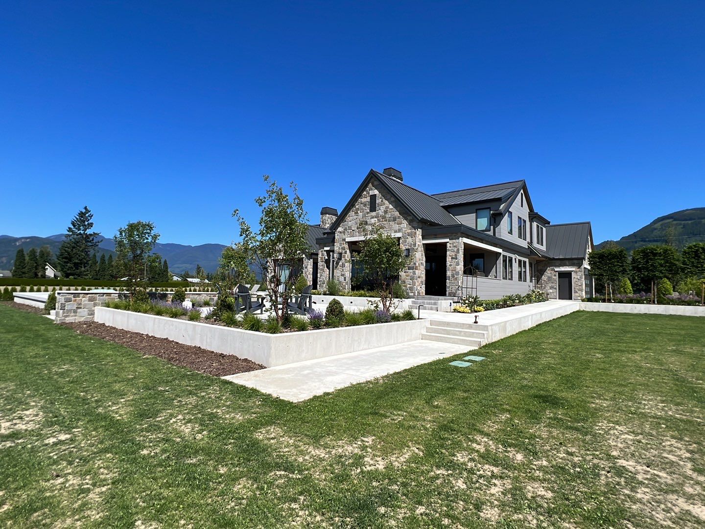 Residential Roofing Installation using 12" Prolok metal  by Top Notch Roofing Inc