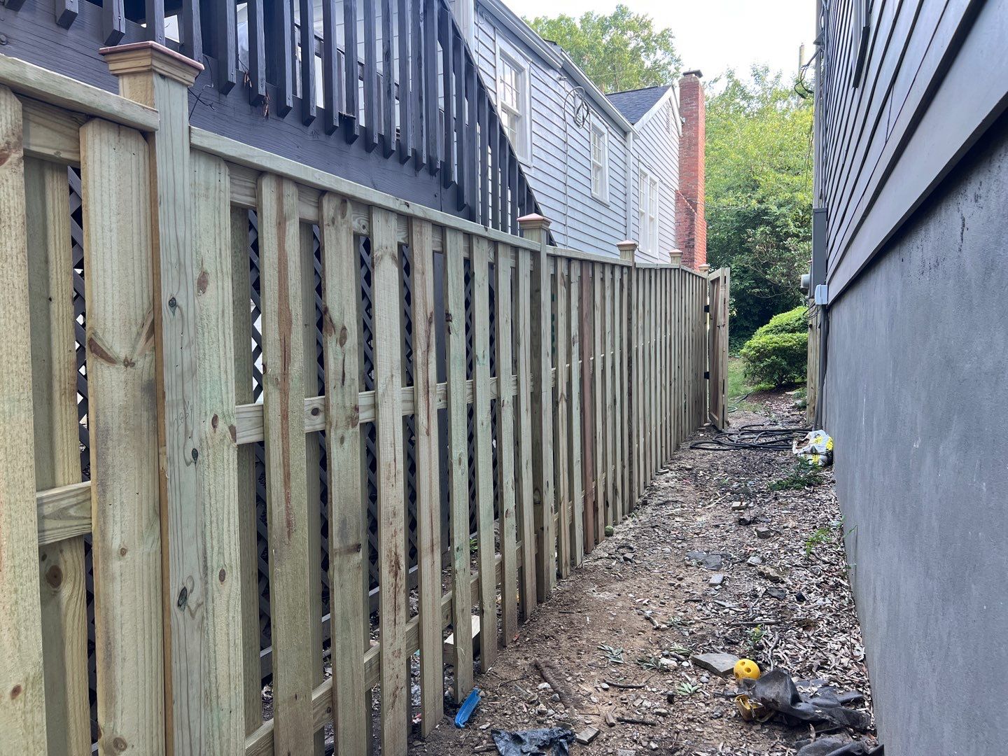 Melrose - Fence by Pillar and Pine