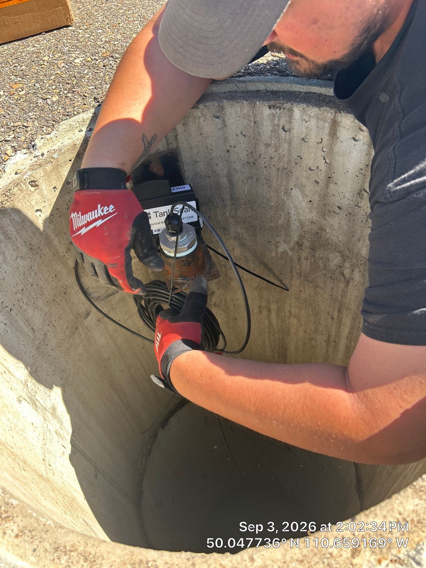 TankScan Telemetry and Monitoring Device Installation in Medicine Hat by Septic Medic Inc.