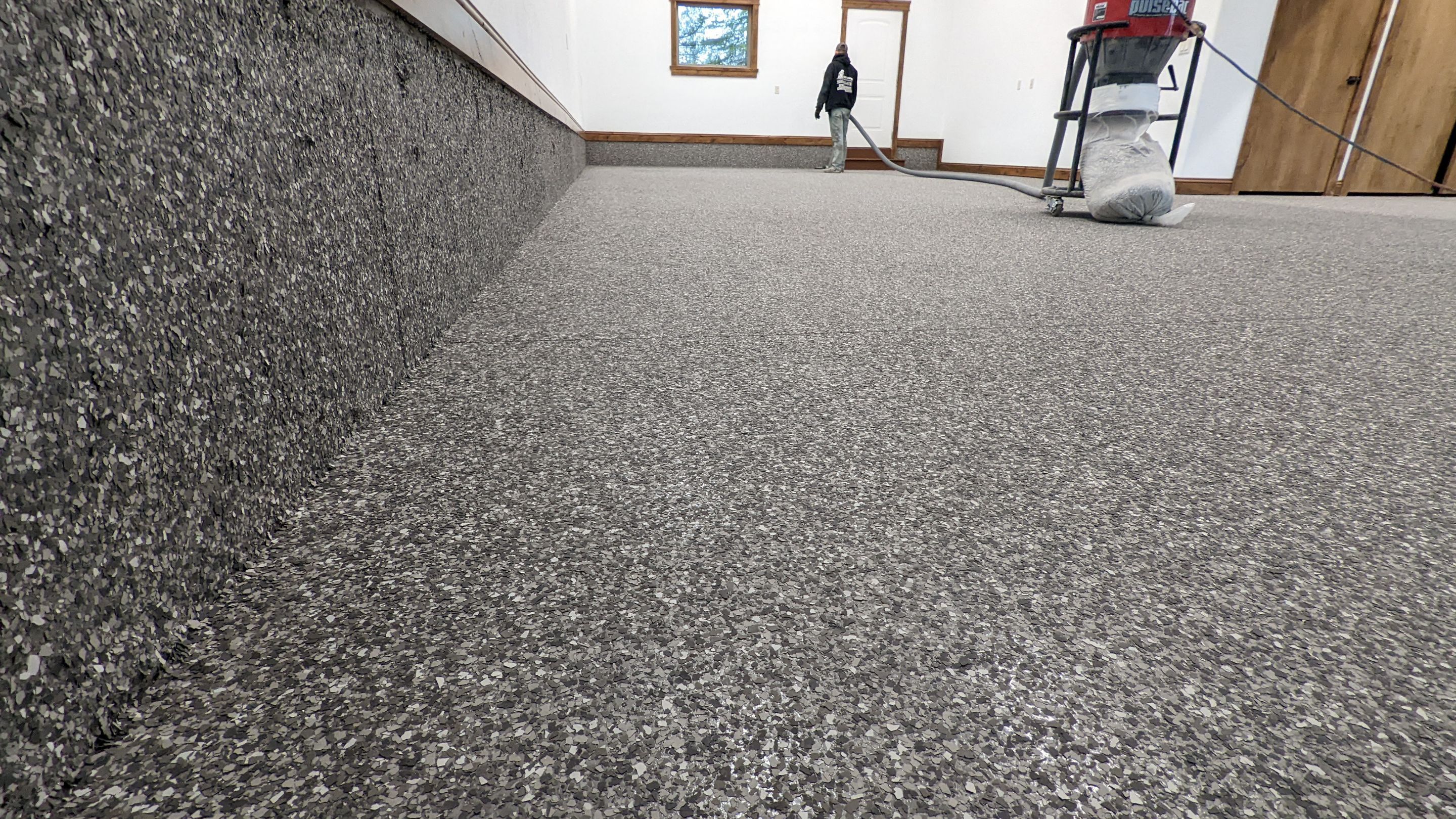 Garage Transformation using Silver Creek and the Penntek Evolution System by Croc Coatings, LLC