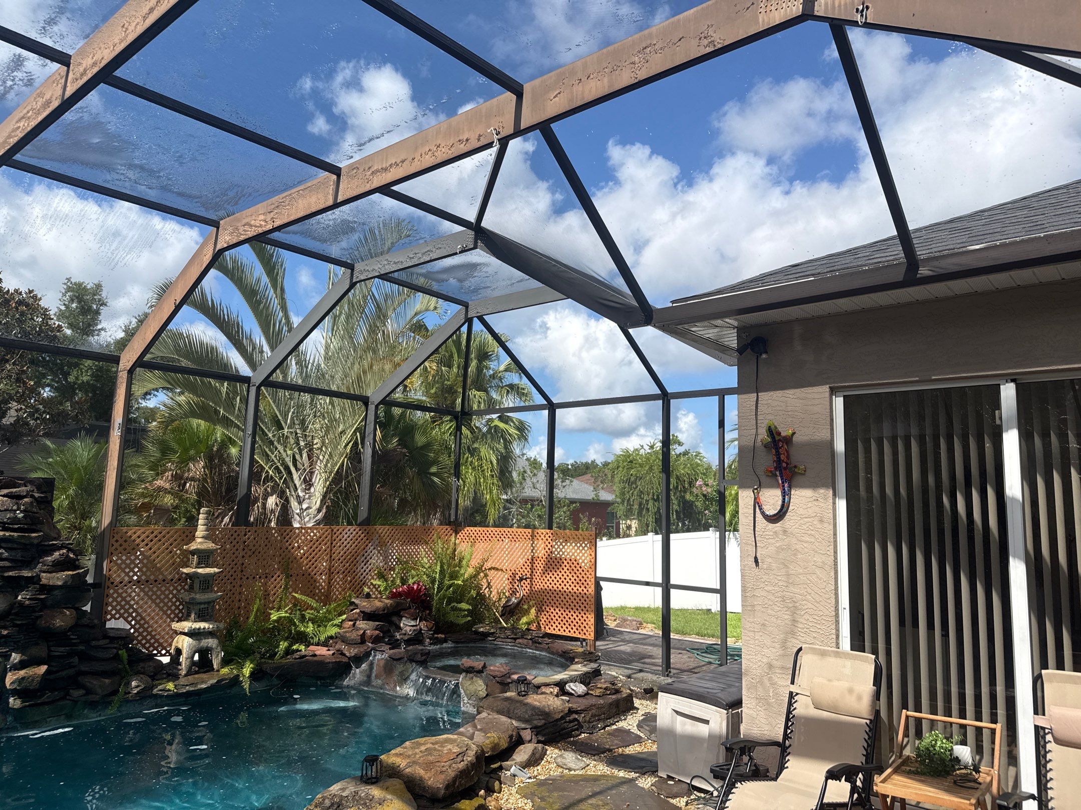 Pool Cage Screen Enclosure Cleaning – Oakley Community, Ellenton, FL 34222 by Sunshine AquaWash