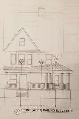 Custom Front Porch on Historic Home