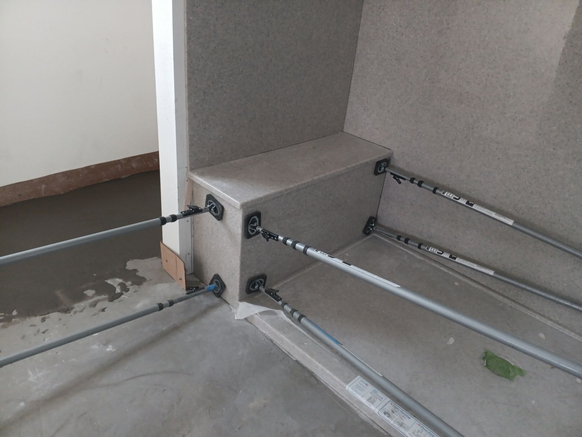 Ledgestone Master Bathroom Reno by Kitchen Works LLC