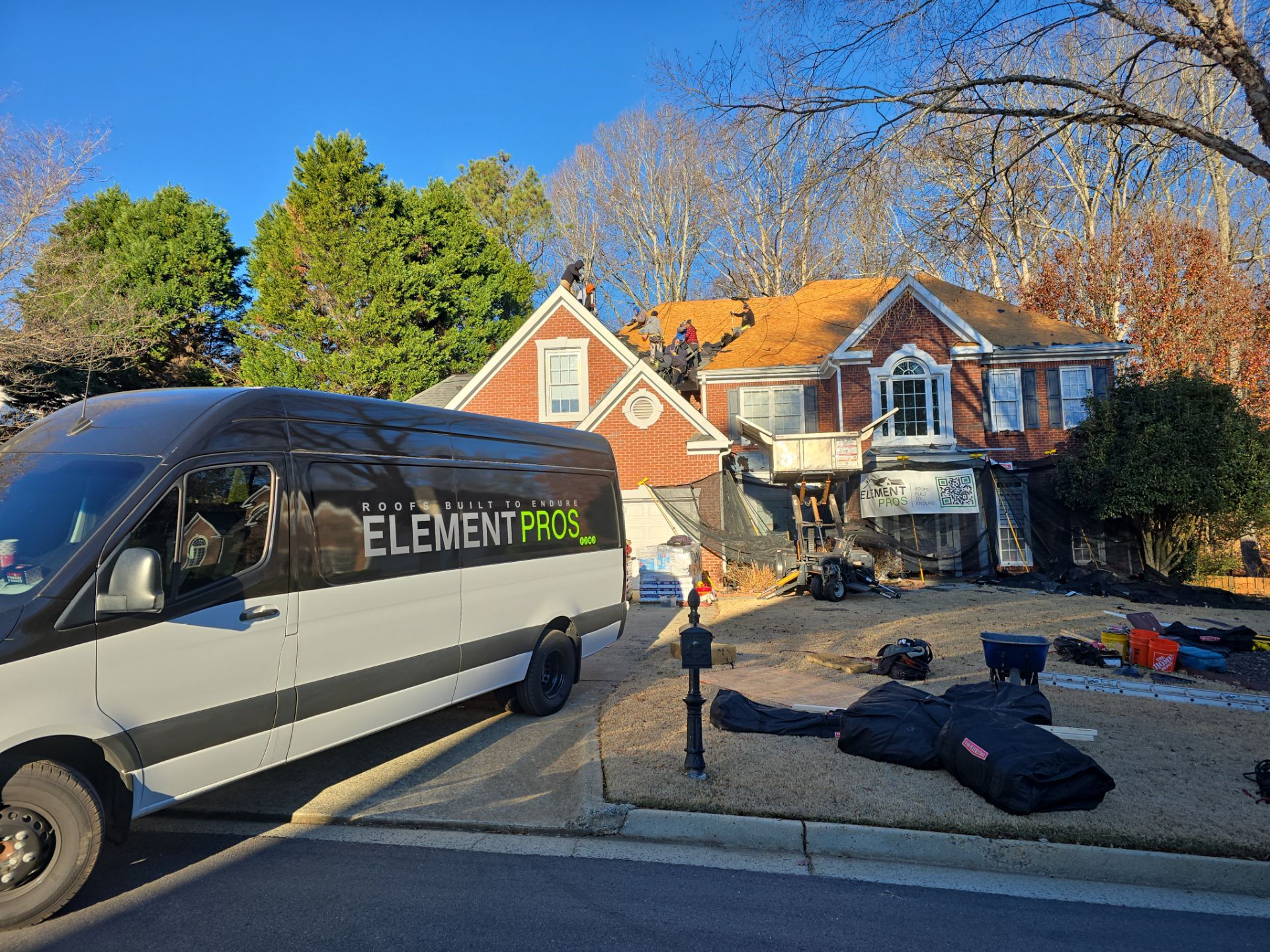 GAF Timberline HDZ in Charcoal by Element Pros Roofing, LLC