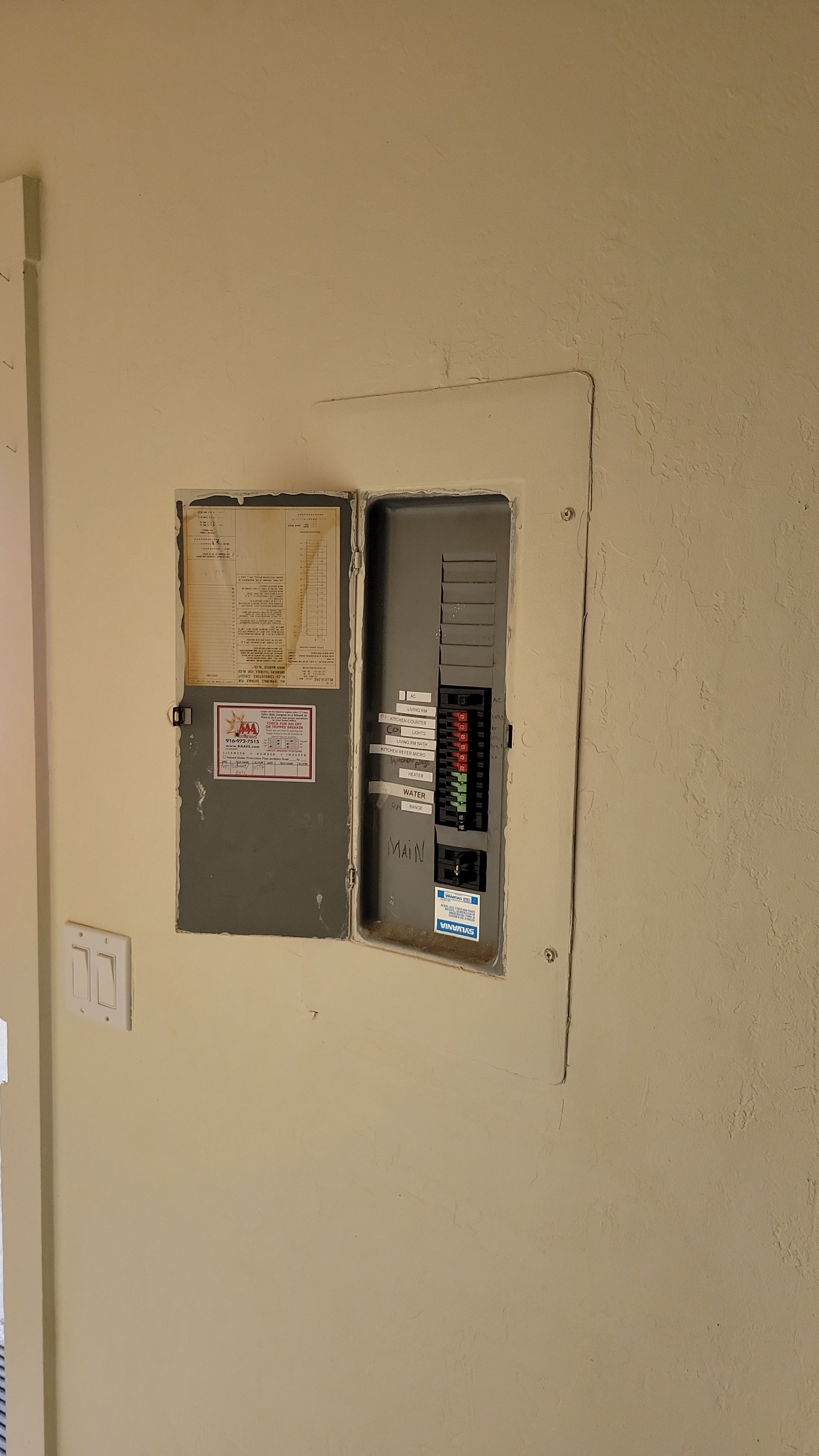 Electrical panel replacements ( Triplex ), sub panel replacement by Peach Electric Inc