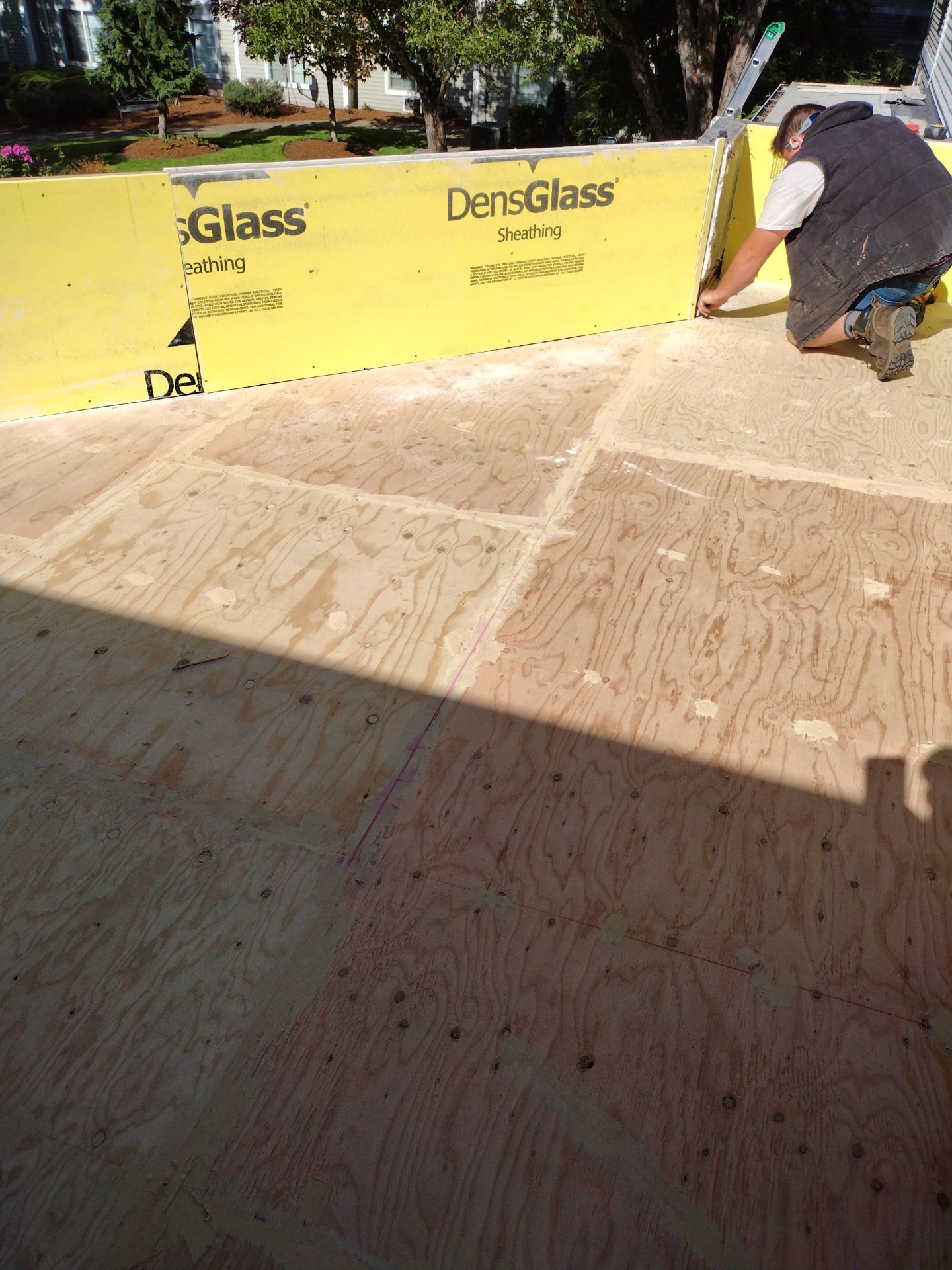 Dec-Tec Walkable Membrane using Dec-Tec (Color: Granite) by Orezona Building & Roofing Company, Inc.