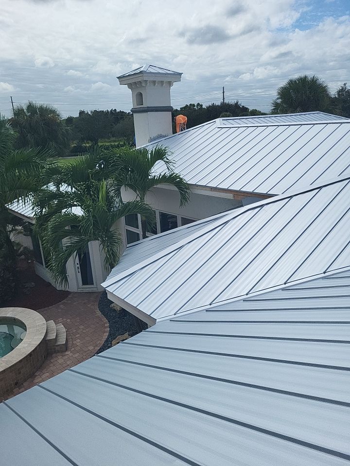 Residential Roofing Installation using Mil Finish-Unpainted by BLUES BROTHERS CONSTRUCTION CORP