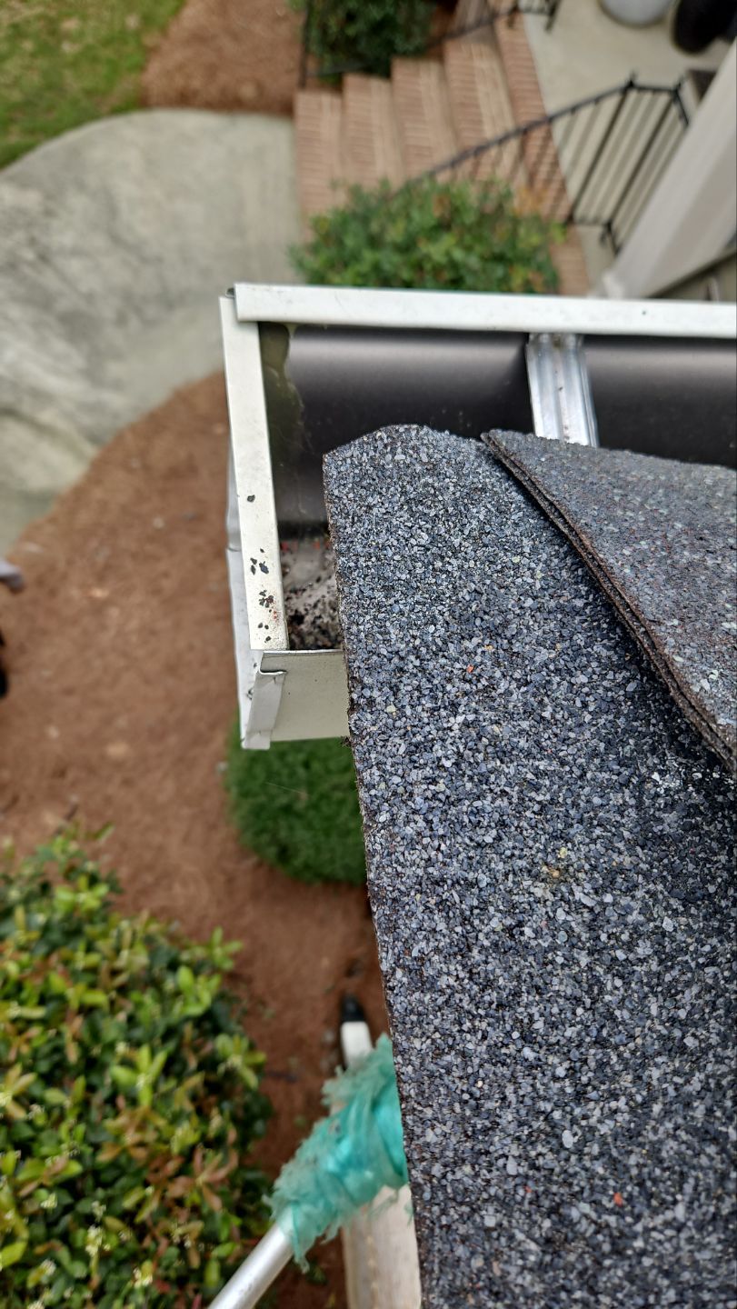 Roof Repair with PermaBoots, Gutter Installation, Cleaning, using 6" Seamless Gutters and Leaf Filter Guards by Indigo State Roofing