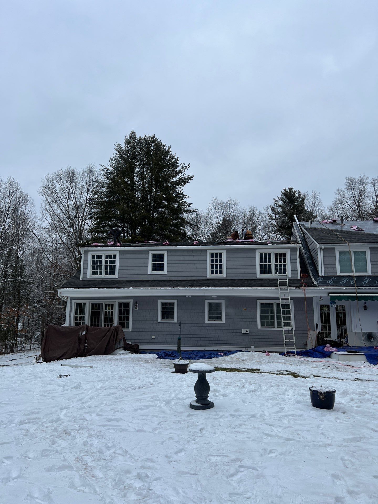 Carlisle Roofing Installation using Owens Corning Shingles and Copper by Mighty Dog Roofing of Greater Middlesex County