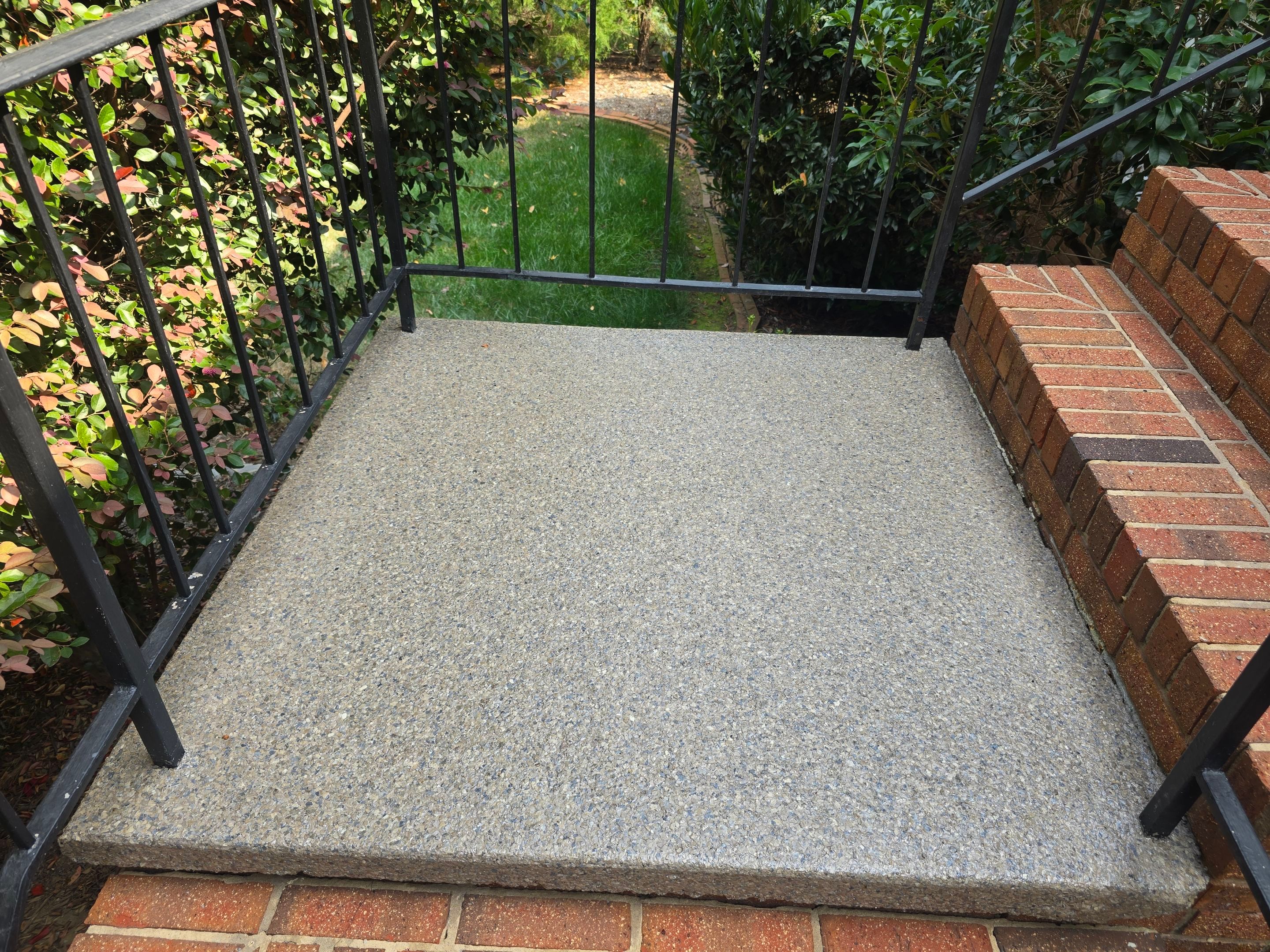 Pool Deck & Porch Completed Using Biscuit & Obsidian by Elite Floor Solutions