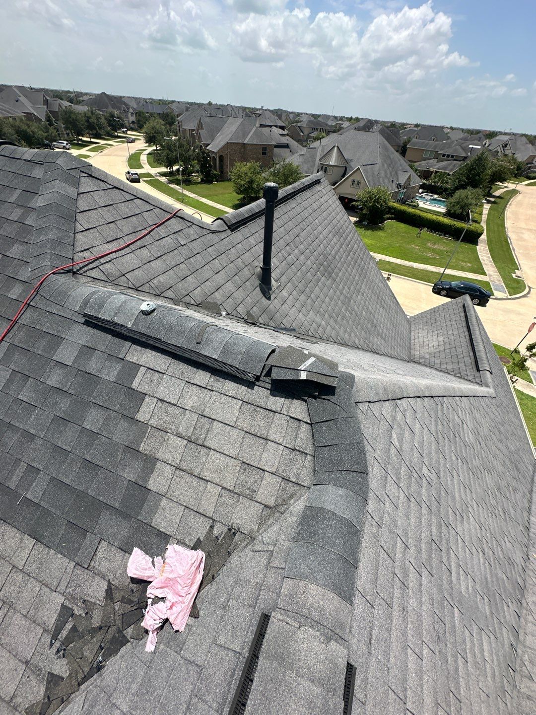 Residential Roofing Repair using Owen's Corning Duration (Lifetime) Shingles by Roof Repair Company