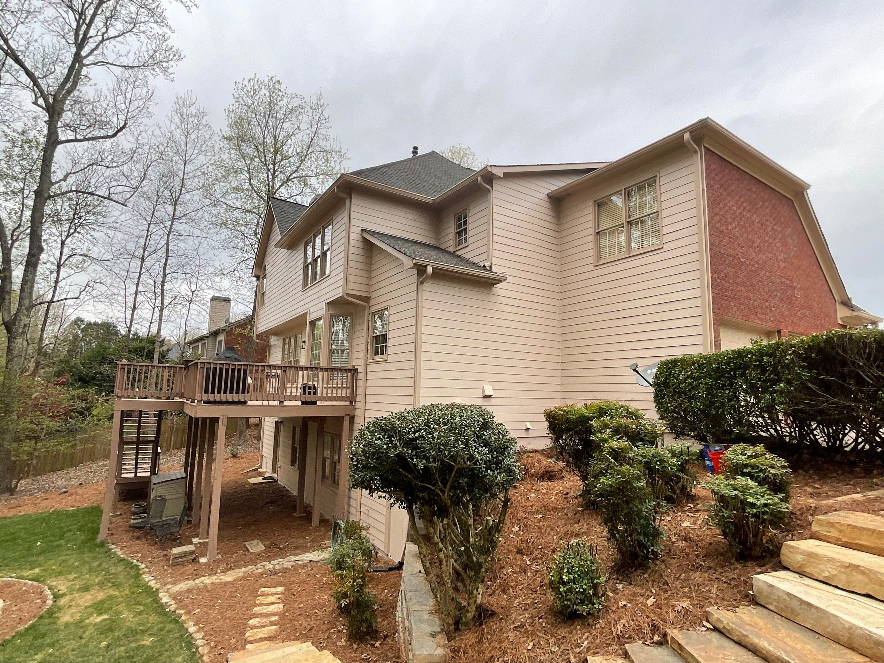 Exterior Painting and Trim Refresh for Suwanee Brick Home by Swift Home Renovations