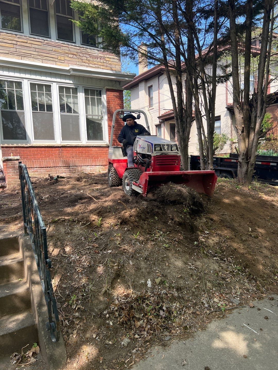 Sod Installation using Fescue Sod by GrassBusters, Inc.