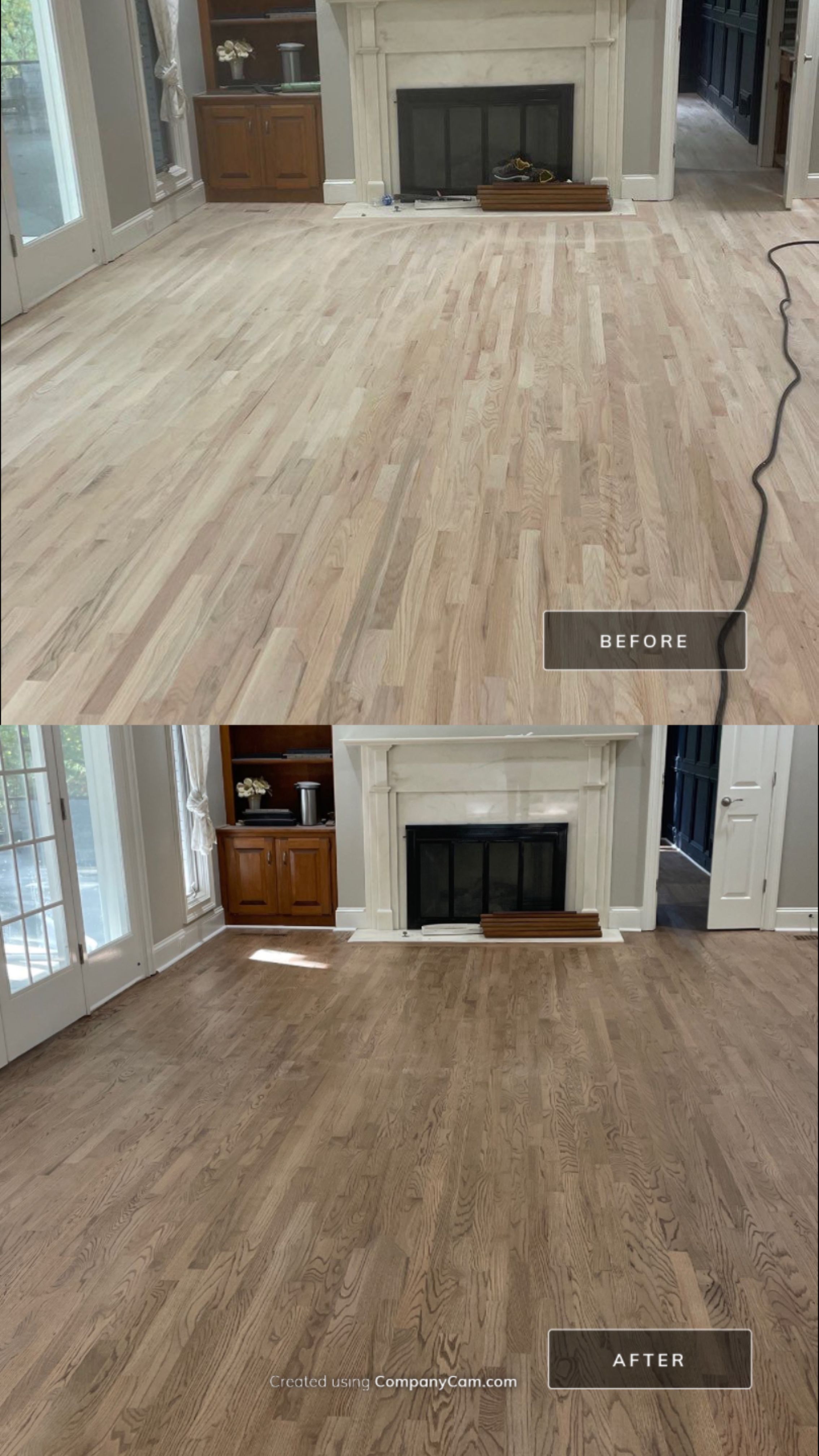 New 2.25" solid red oak by Footprints Floors of East Atlanta