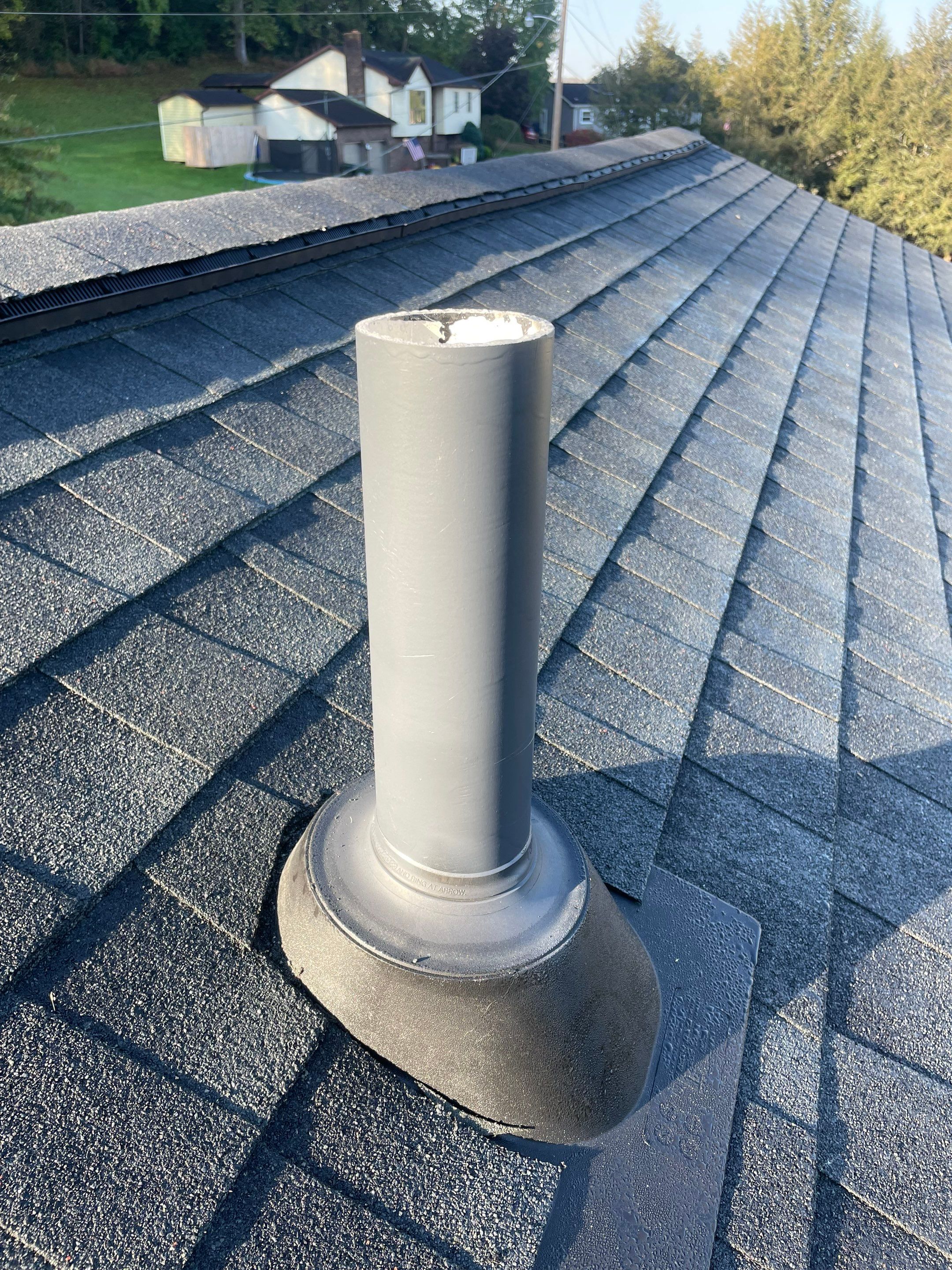 Residential Roofing Installation using GAF Timberline HDZ, Black by Rainstoppers Roofing