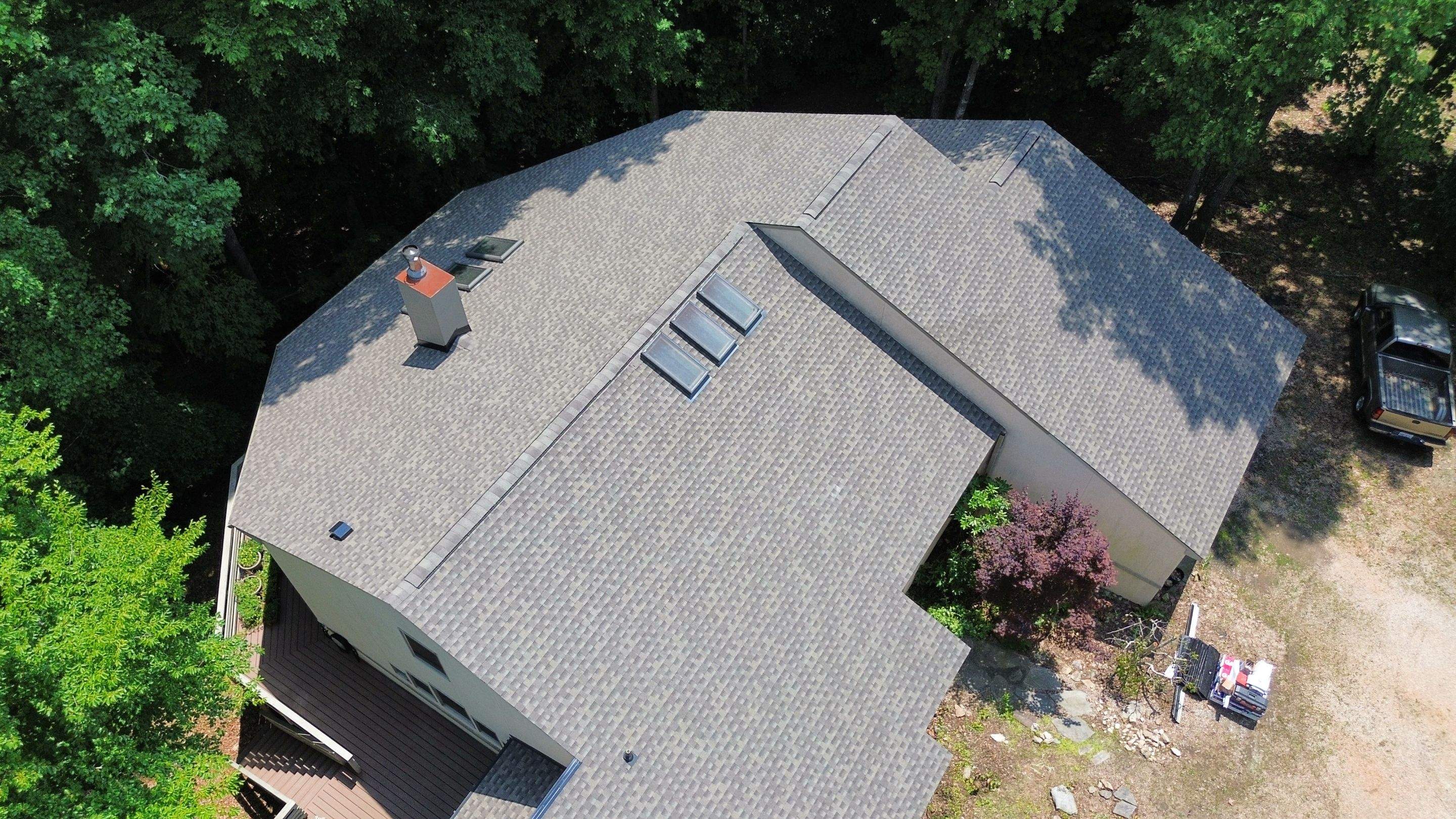 GAF HDZ Weathered Wood by Skybird Roofing
