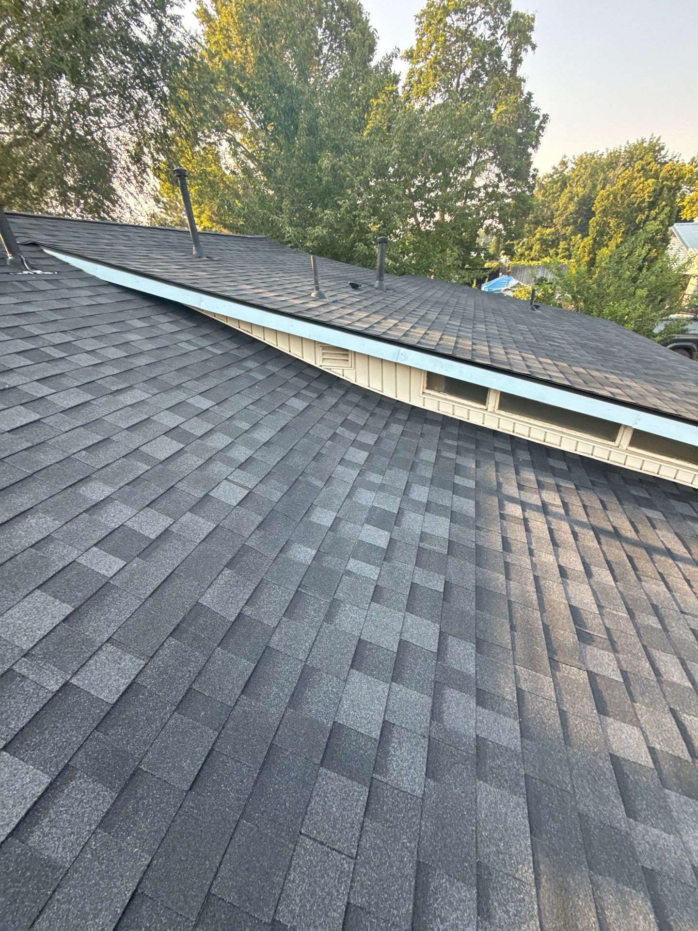 Parma Residential Roof Replacement with Gray Architectural Shingles by Olive Roofing