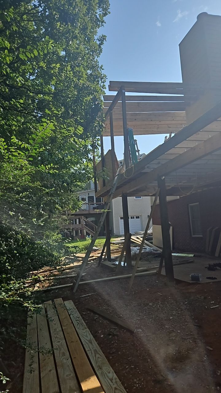 South Trace Lane - Deck Installation and Chimney Repair by Pillar and Pine