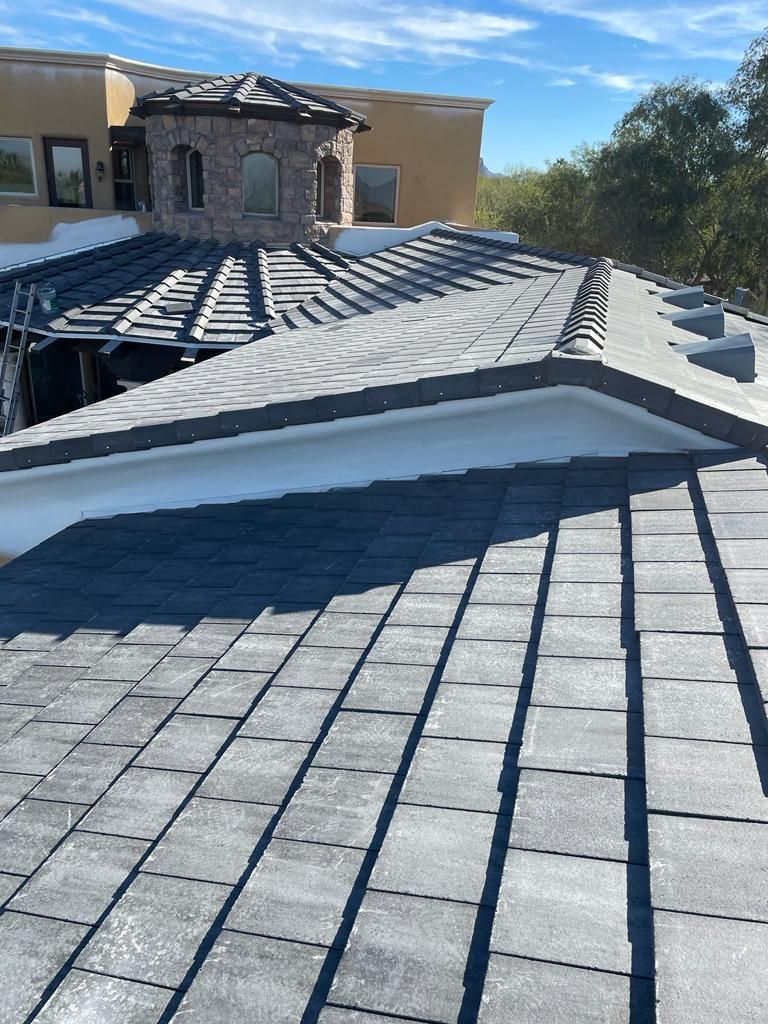 Onyx Concrete Tile by Reimagine Roofing