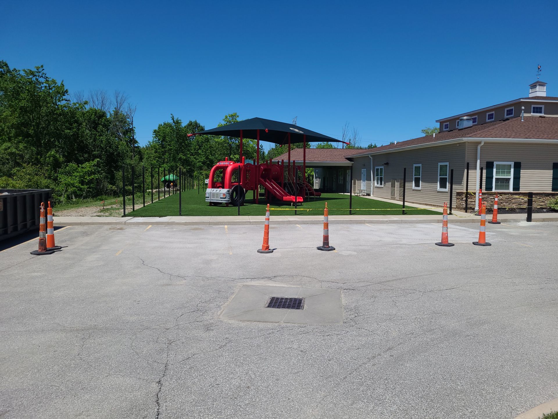 Commercial Primrose Playground Artificial Turf Installation in Twinsburg, Ohio by Southwest Greens Midwest