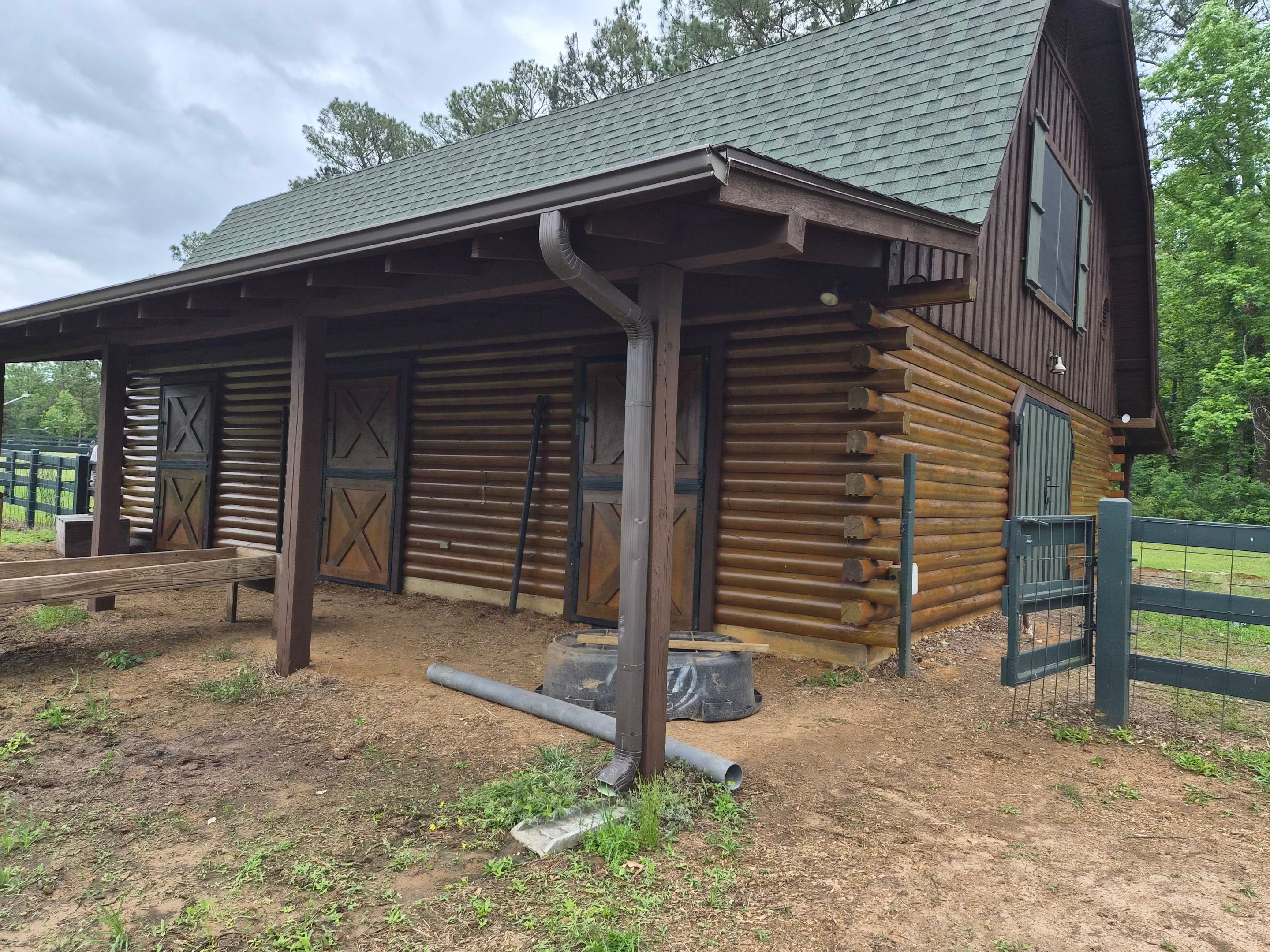 A Complete Exterior Refresh for a Custom Log Home & Property in Alba, Texas by Quality Coats Painting