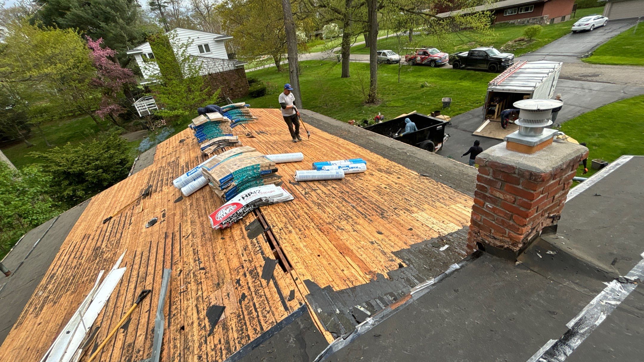 Roof Replacement using CertainTeed Landmark by 180 Contractors