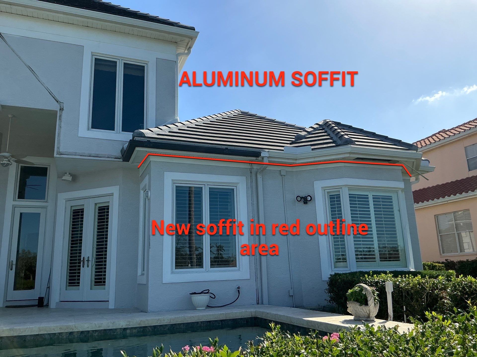 Premium Soffit and Fascia Renovation in Longboat Key FL by Gutter Professors
