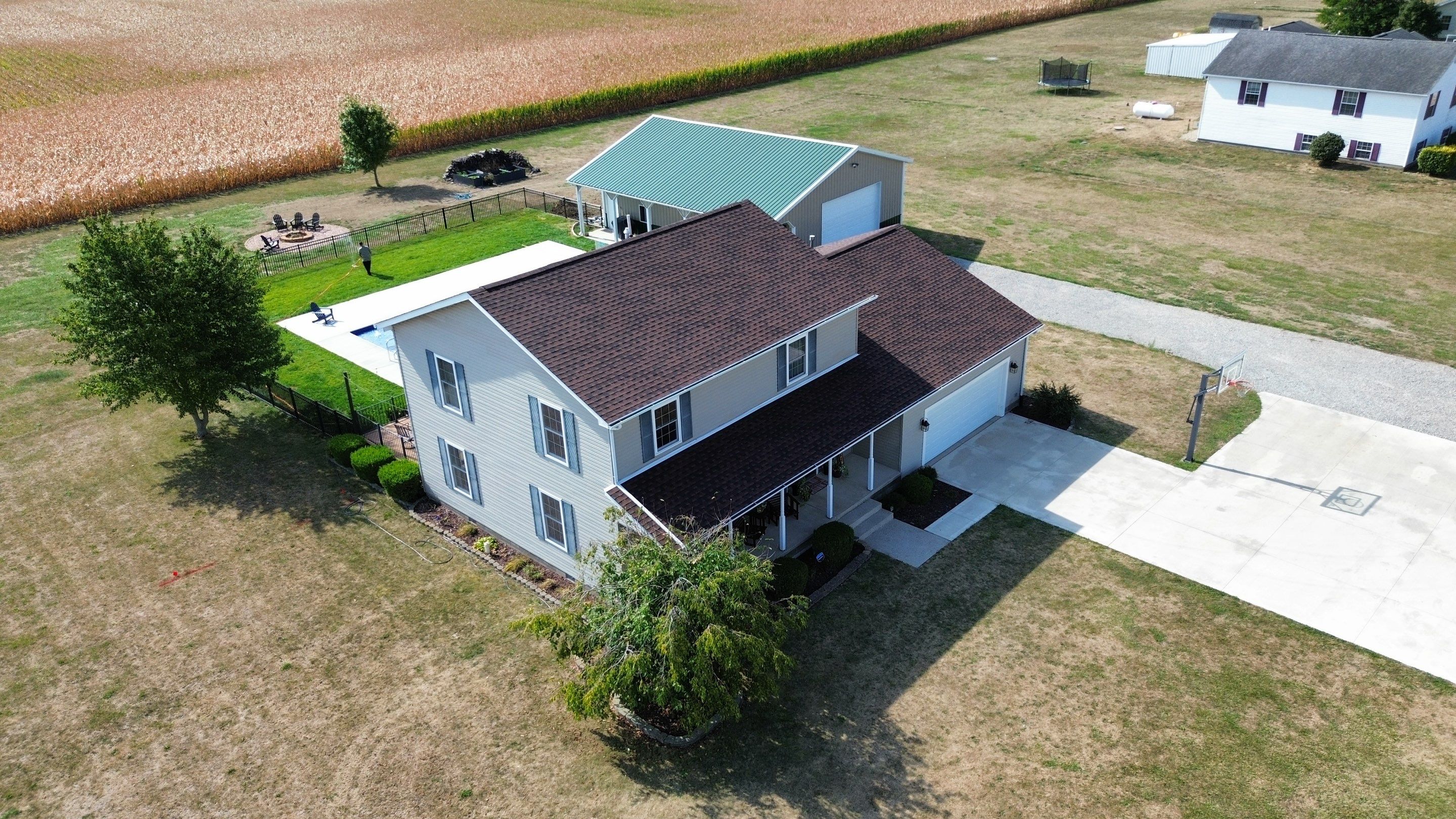 Residential Roofing Installation using Timberline HDZ Shingles - Hickory by RoofX 