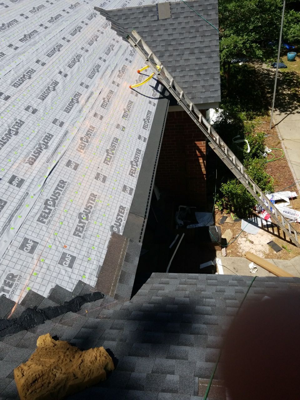 Residential Roofing Installation using Roof Replacement by American Roofing & Construction LLC