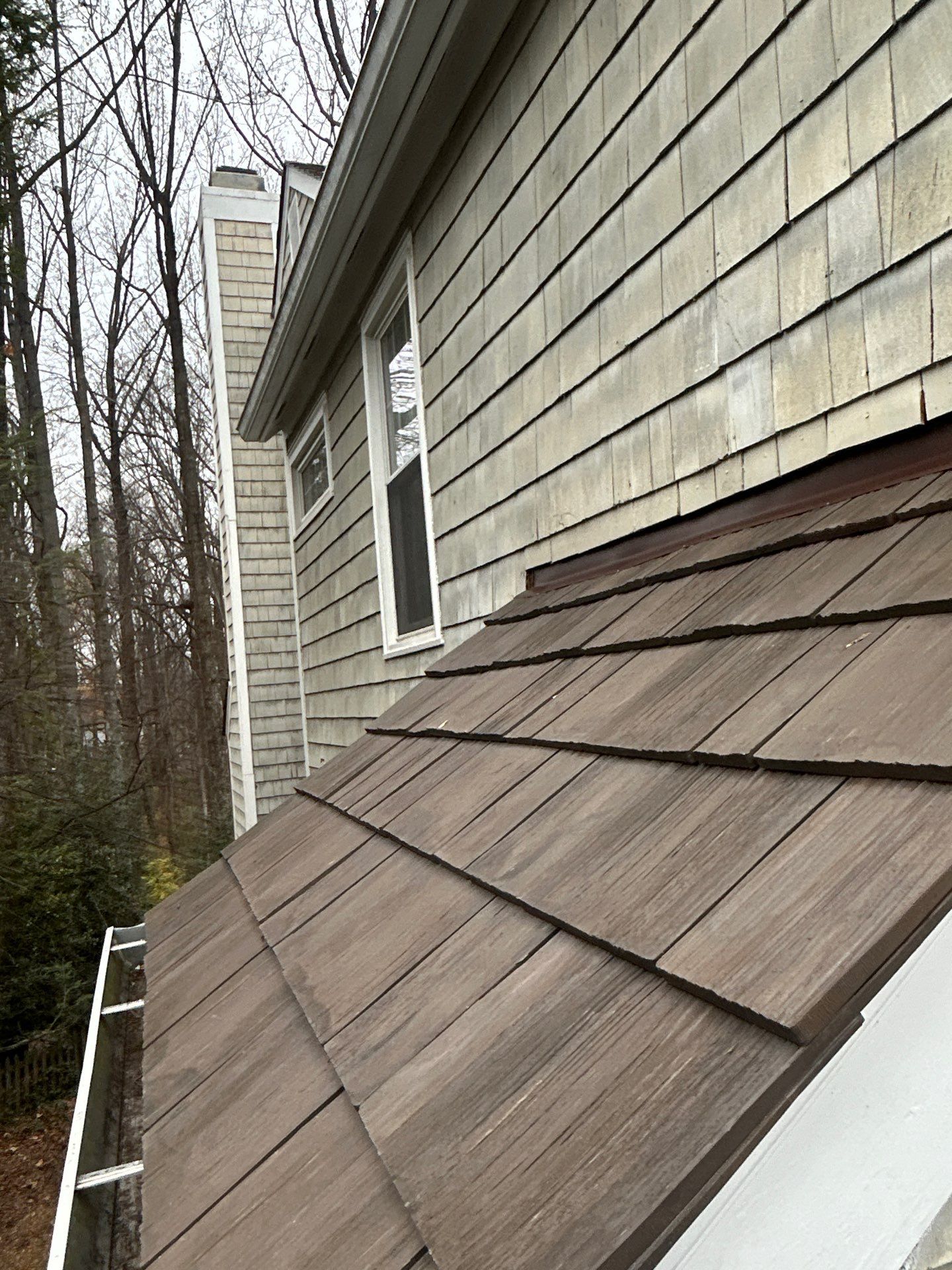 Reston :  Residential Roof Replacement with Brava Synthetic Cedar Shake Class C Natural  by RM Banning, Inc.