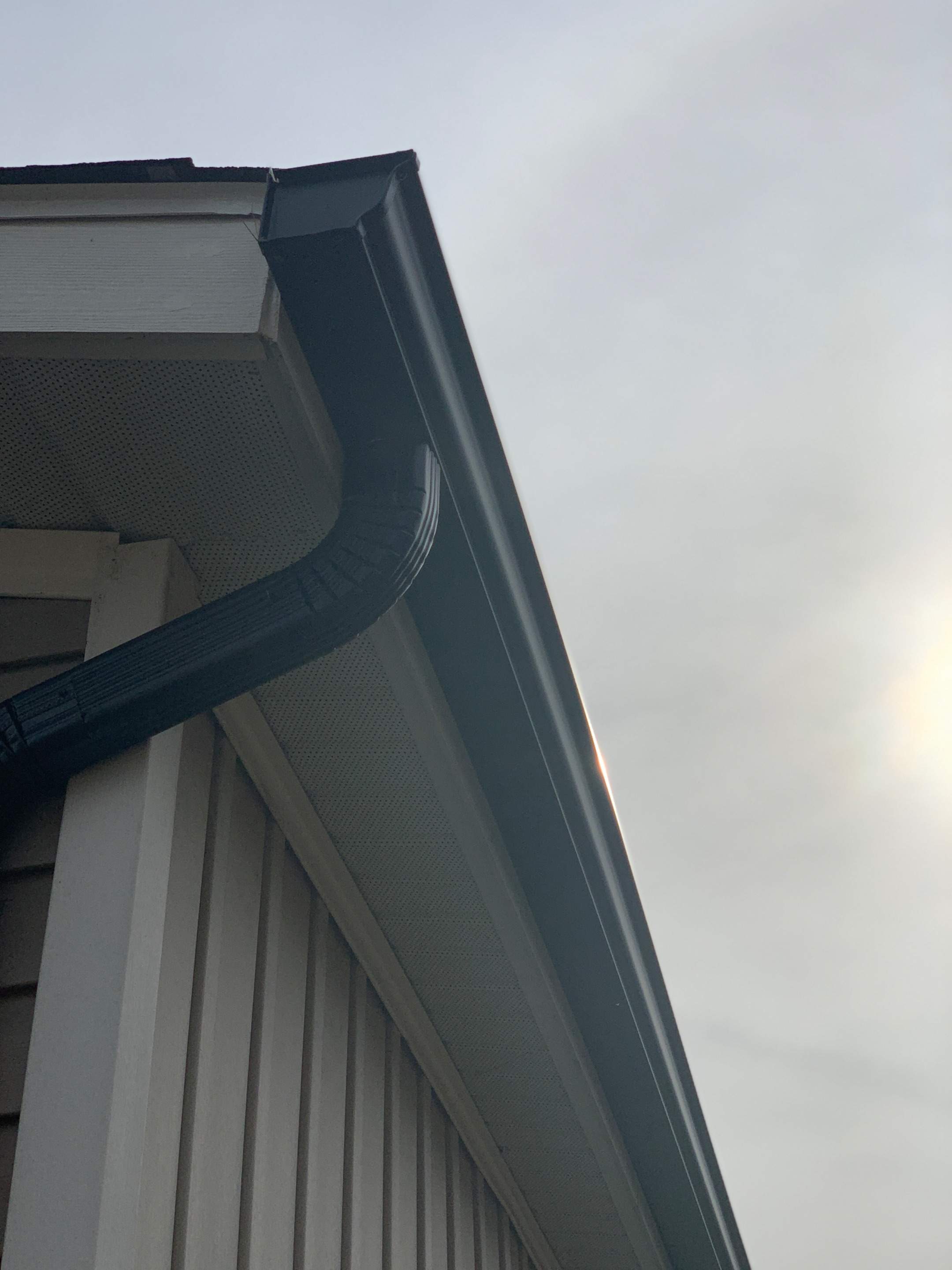 Gutter Installation using 5" Seamless Gutters by Matter Construction, LLC