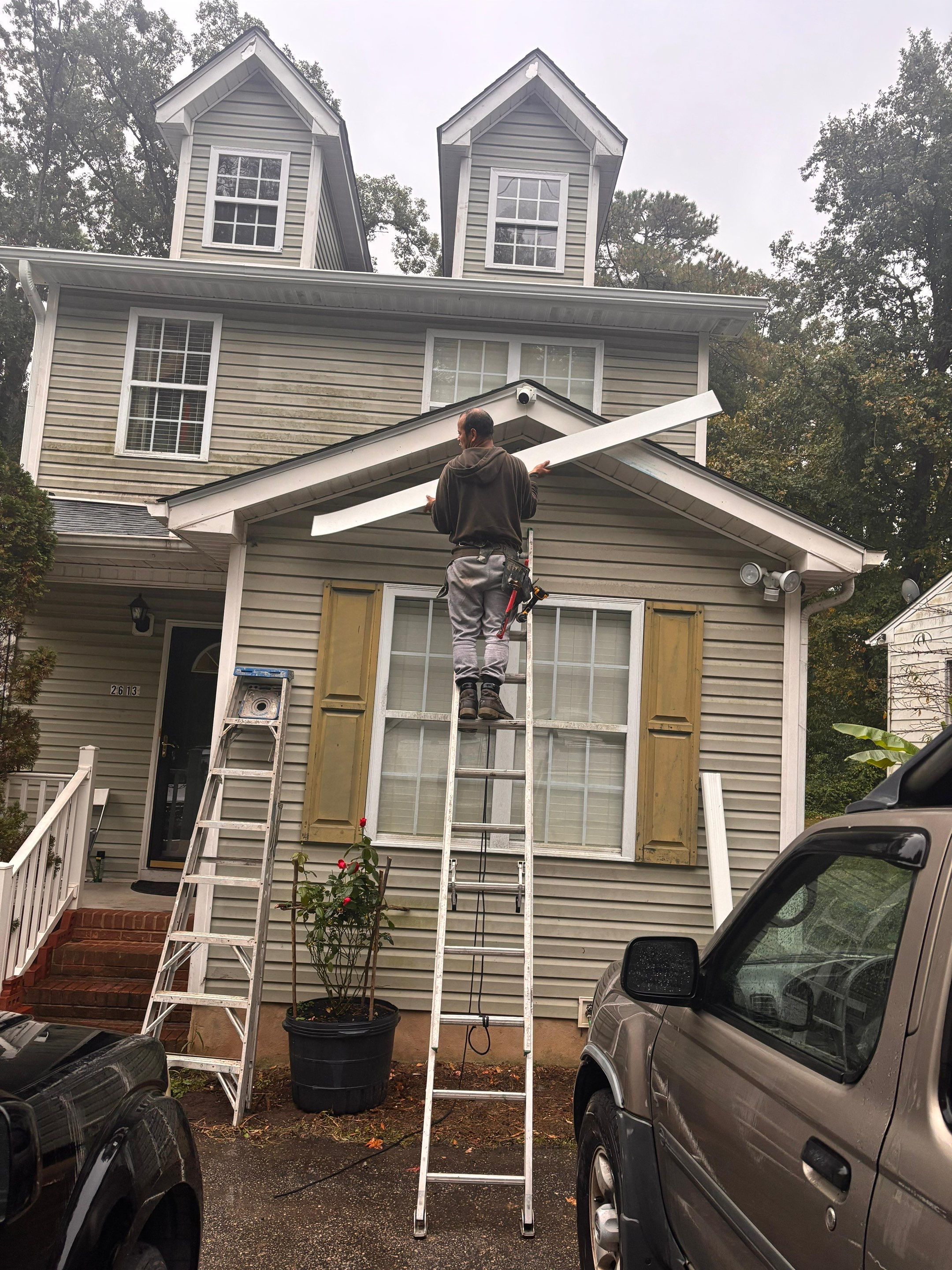 Roof replacement by hail and wind  by Just Brilliant Restoration JBR
