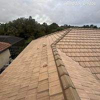 Westlake Saxony Slate 900 Tile Sierra Tan  by Total Roofing System The Metal Roof Experts