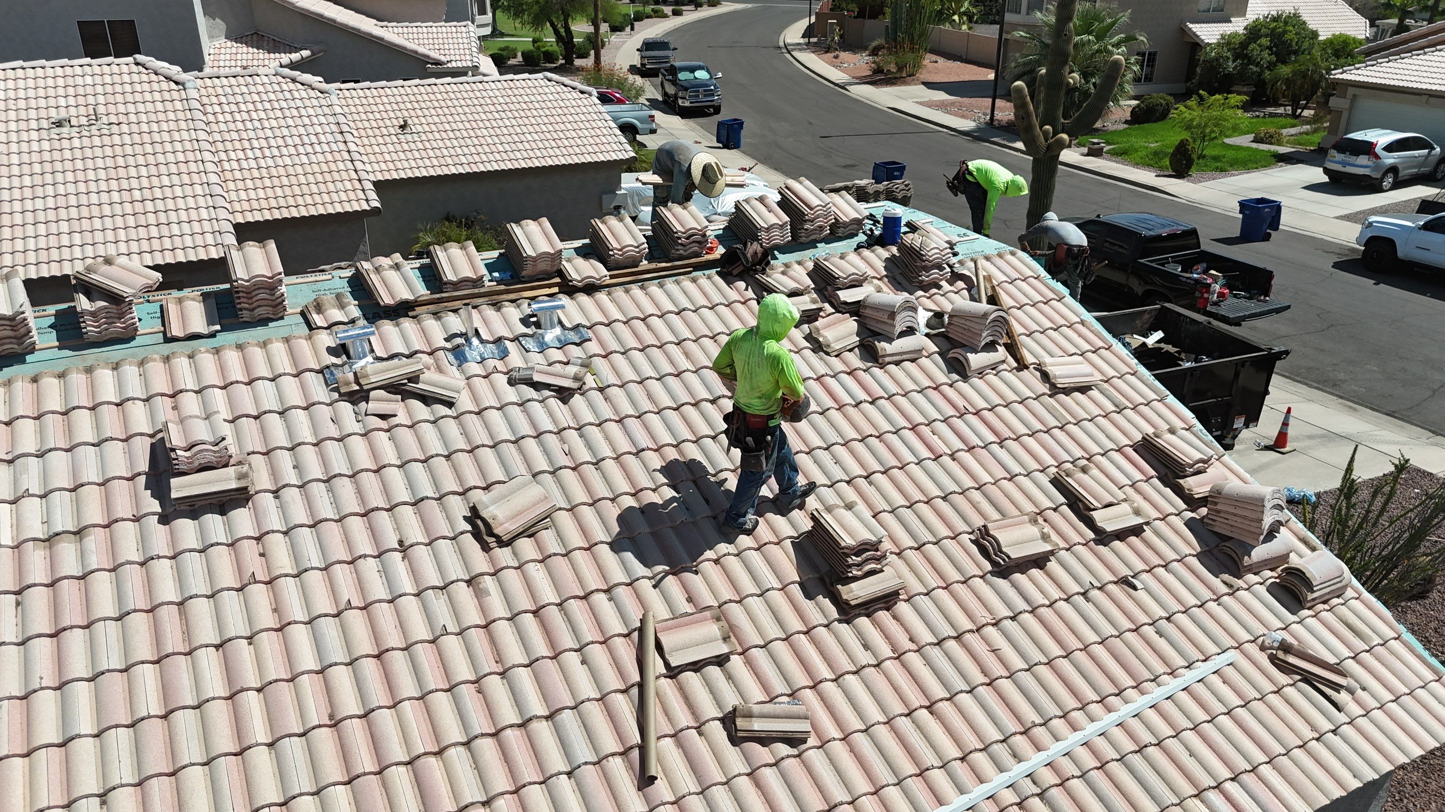 Project in Mesa, AZ by Saint Roofing