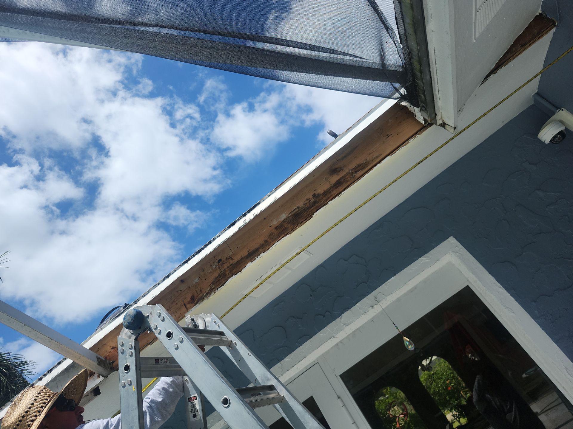 Residential Roof Repair and Exterior Soffit Renovation in Boca Raton by Aastro Roofing