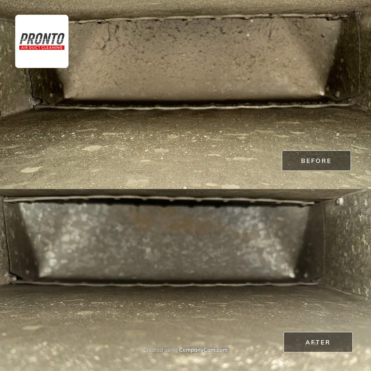 Air duct cleaning using Hypervac by Pronto Air Duct Cleaning