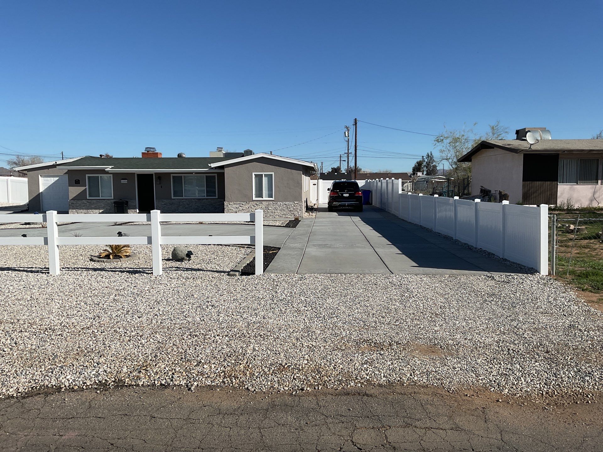 Wrought Iron Frame Ranch Style Sliding Gates by Fence Guys Inc.