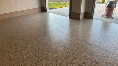 Garage Transformation using Sandstone