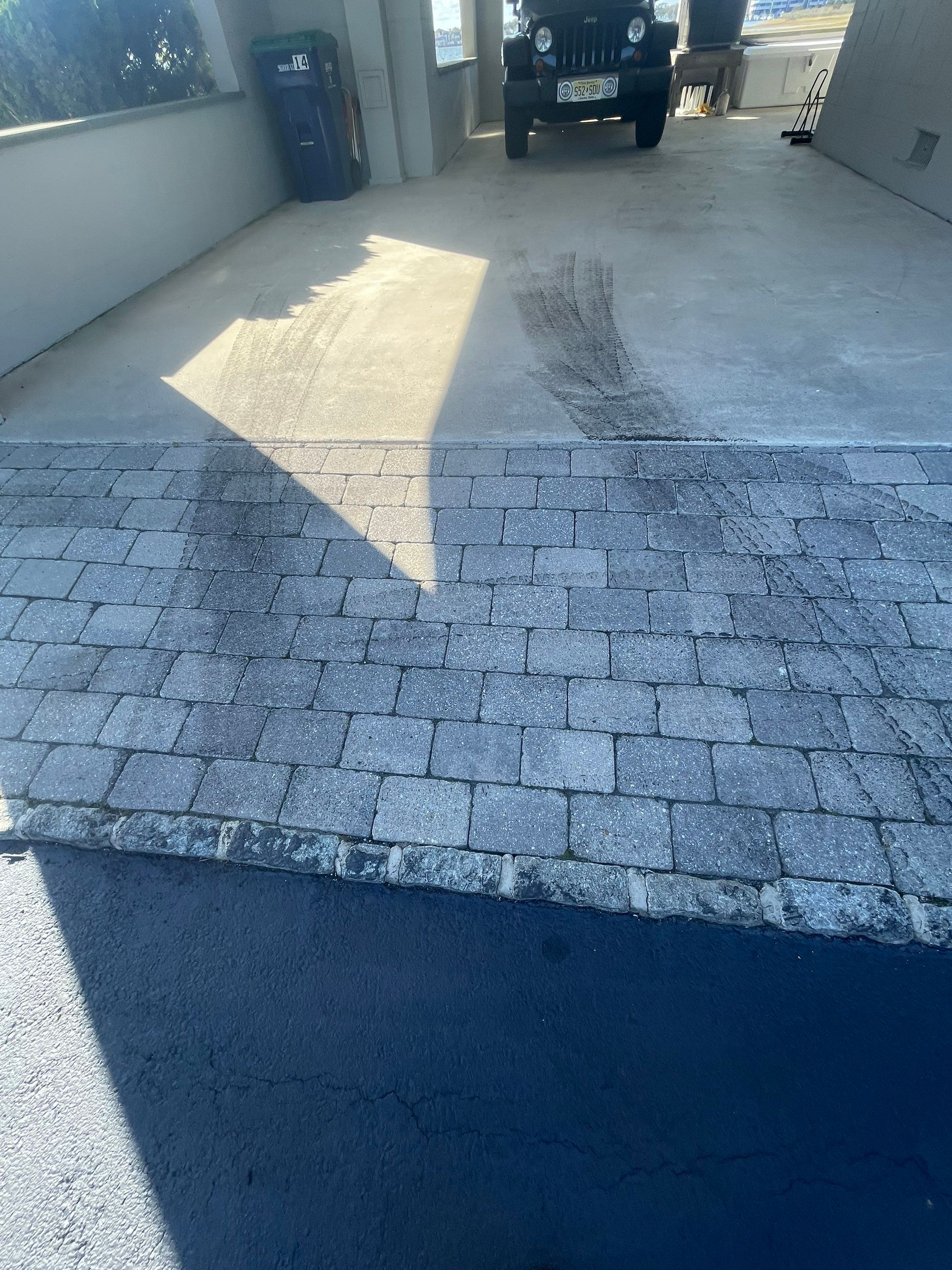 Pavers Cleaned & Concrete Cleaning by SJ Exterior