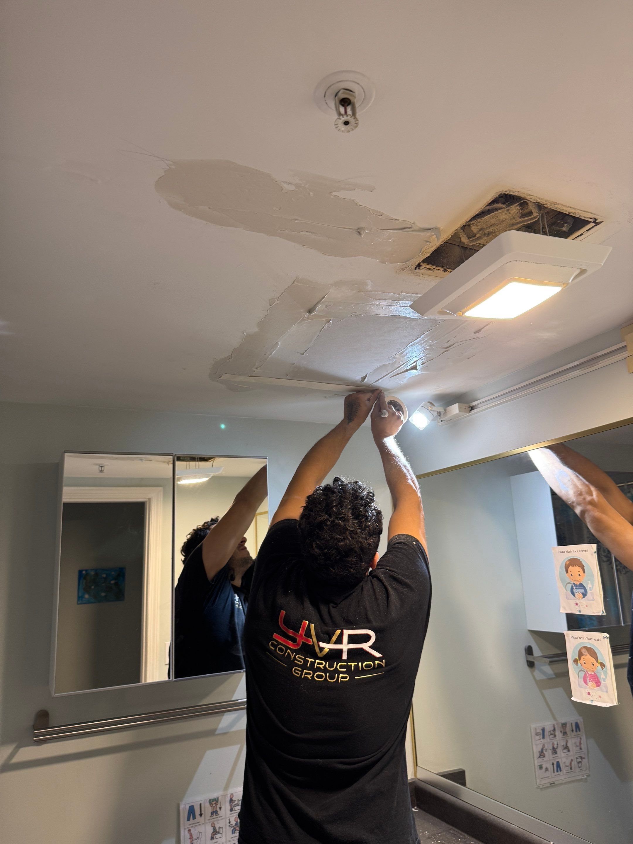 Richmond Ceiling Leak Repair & Seamless Drywall Finishing by YVR Construction Group