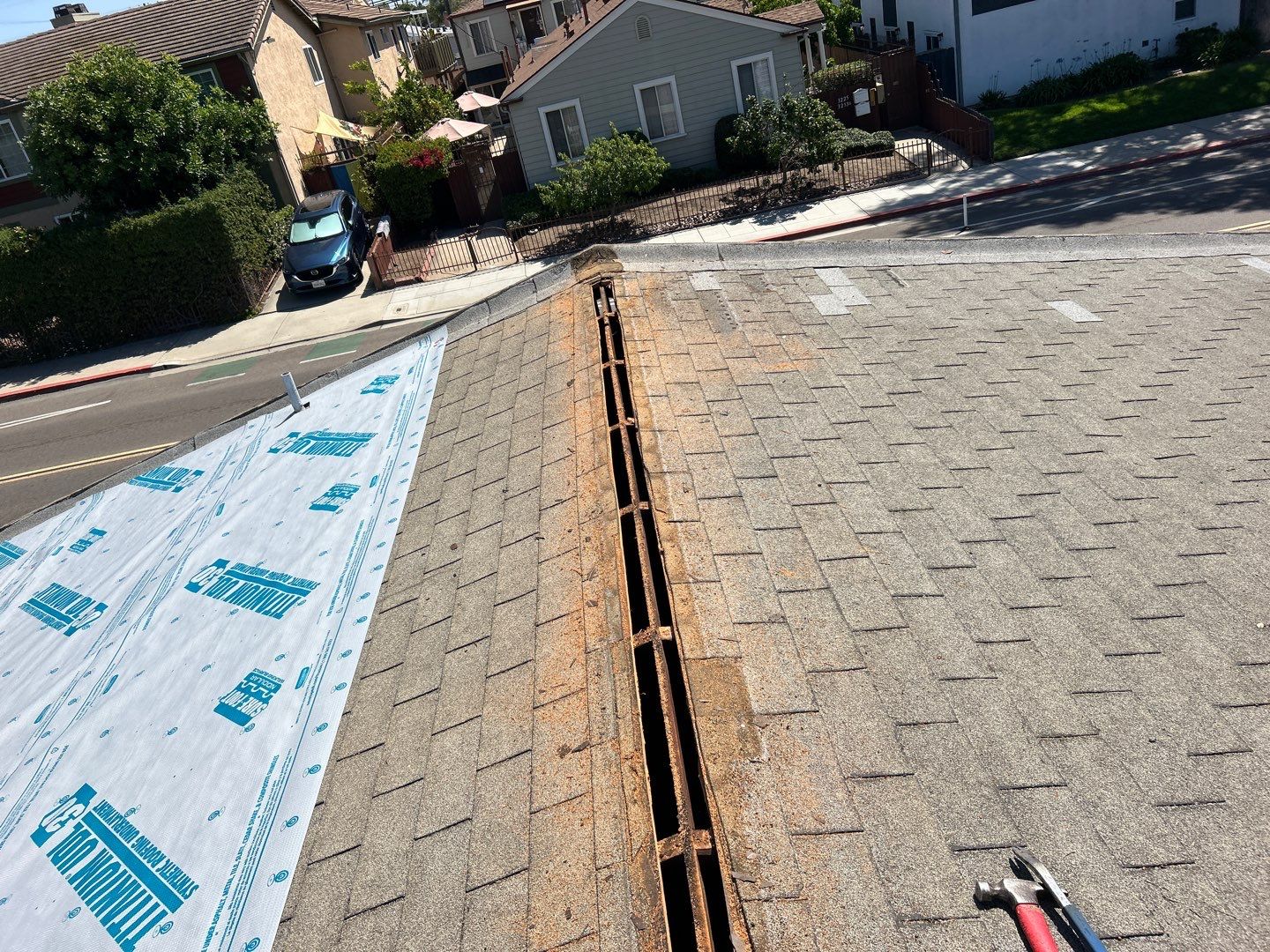 Architectural Asphalt Shingle Roof Replacement in San Diego by Reliable Roofing San Diego Inc.