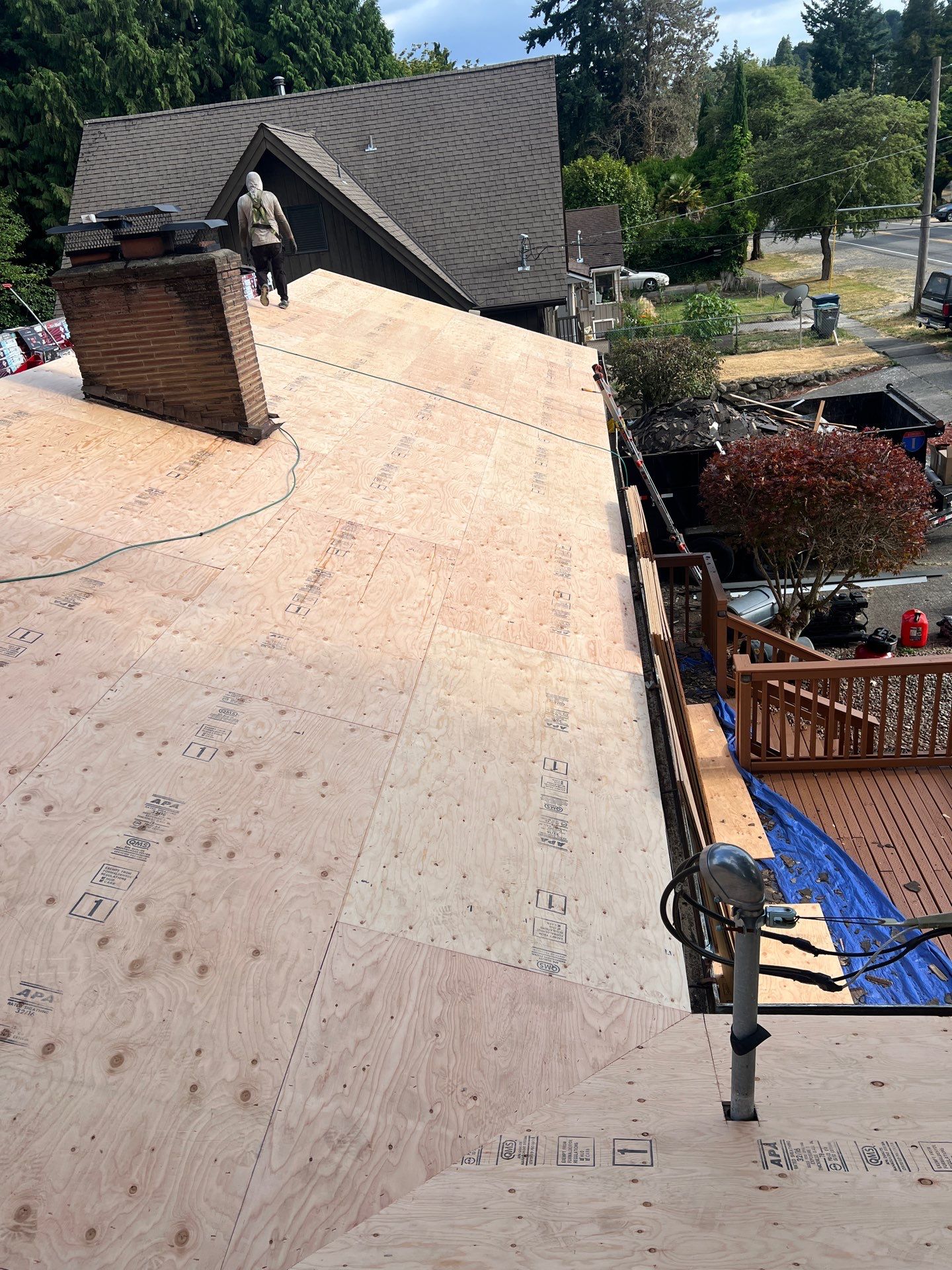 Residential Roofing Installation using GAF HDZ Shingles by Roofing Formula LLC