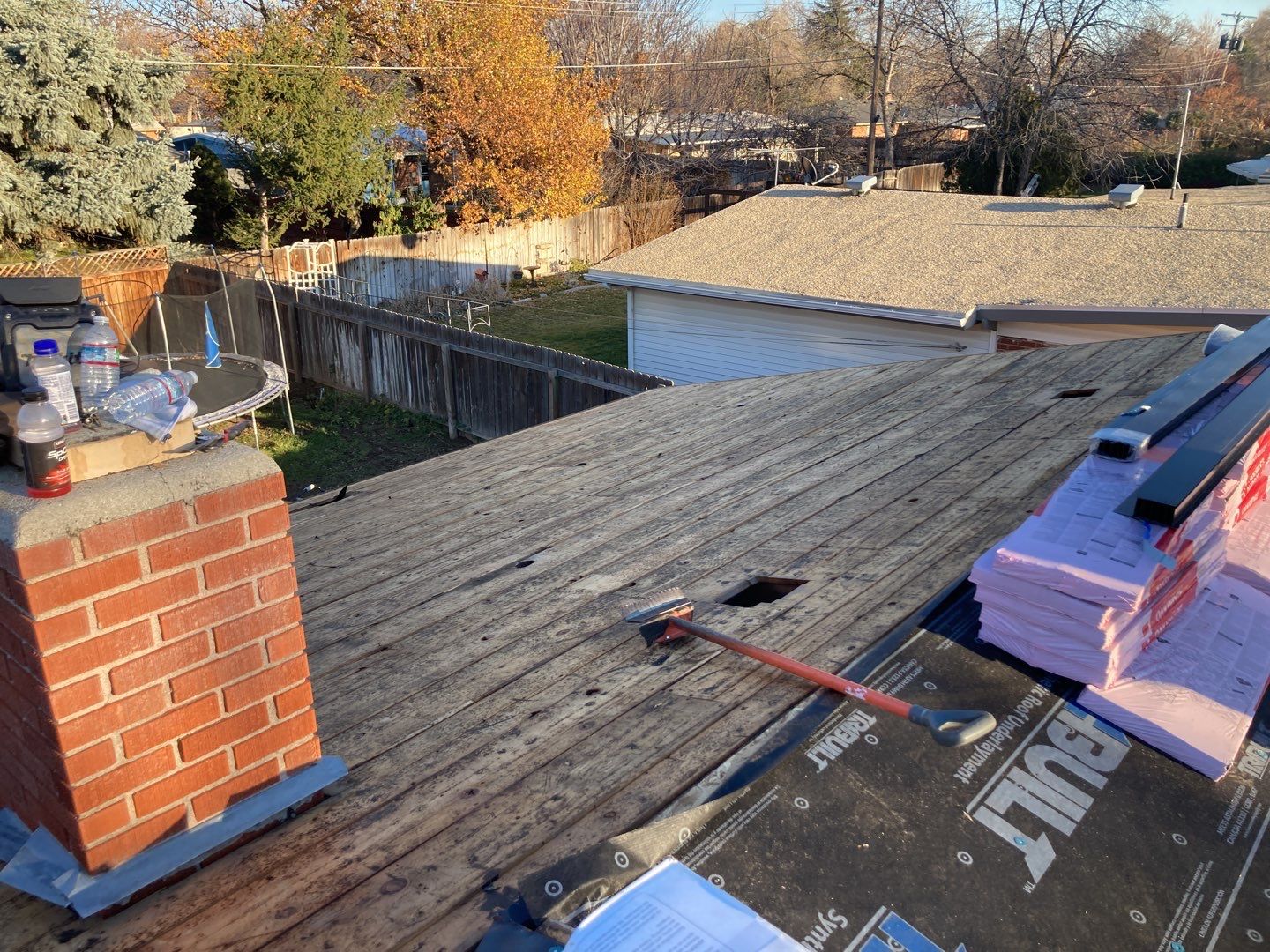 Meridian Single Level Residential Roofing Installation by ID Roofing LLC