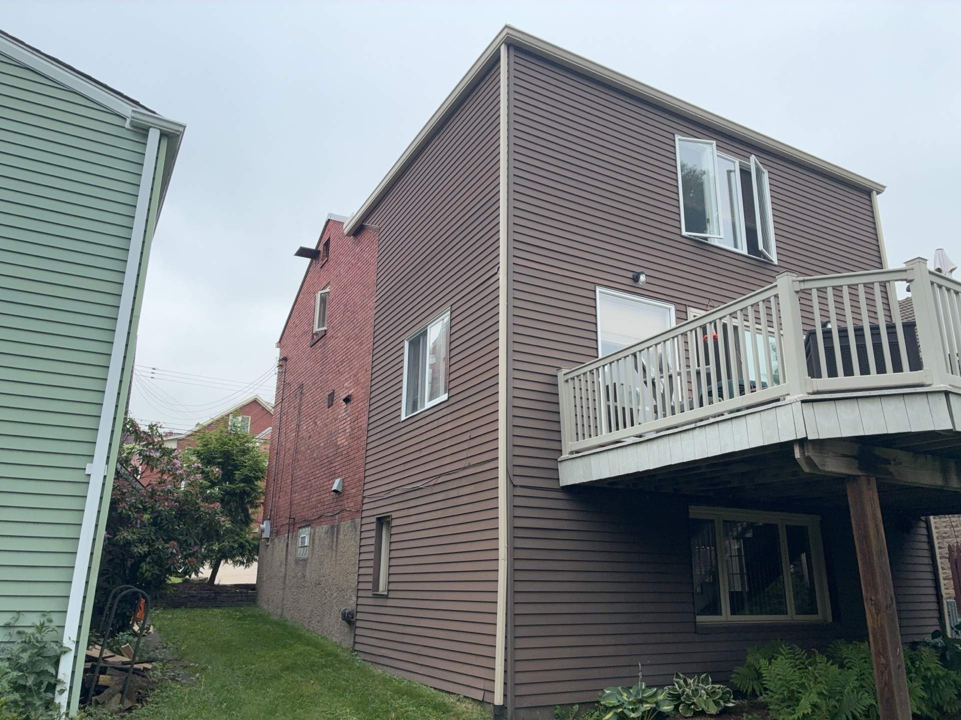 Full Vinyl Siding Renovation and Trim Installation in Mt Lebanon by Ideal Siding Pittsburgh