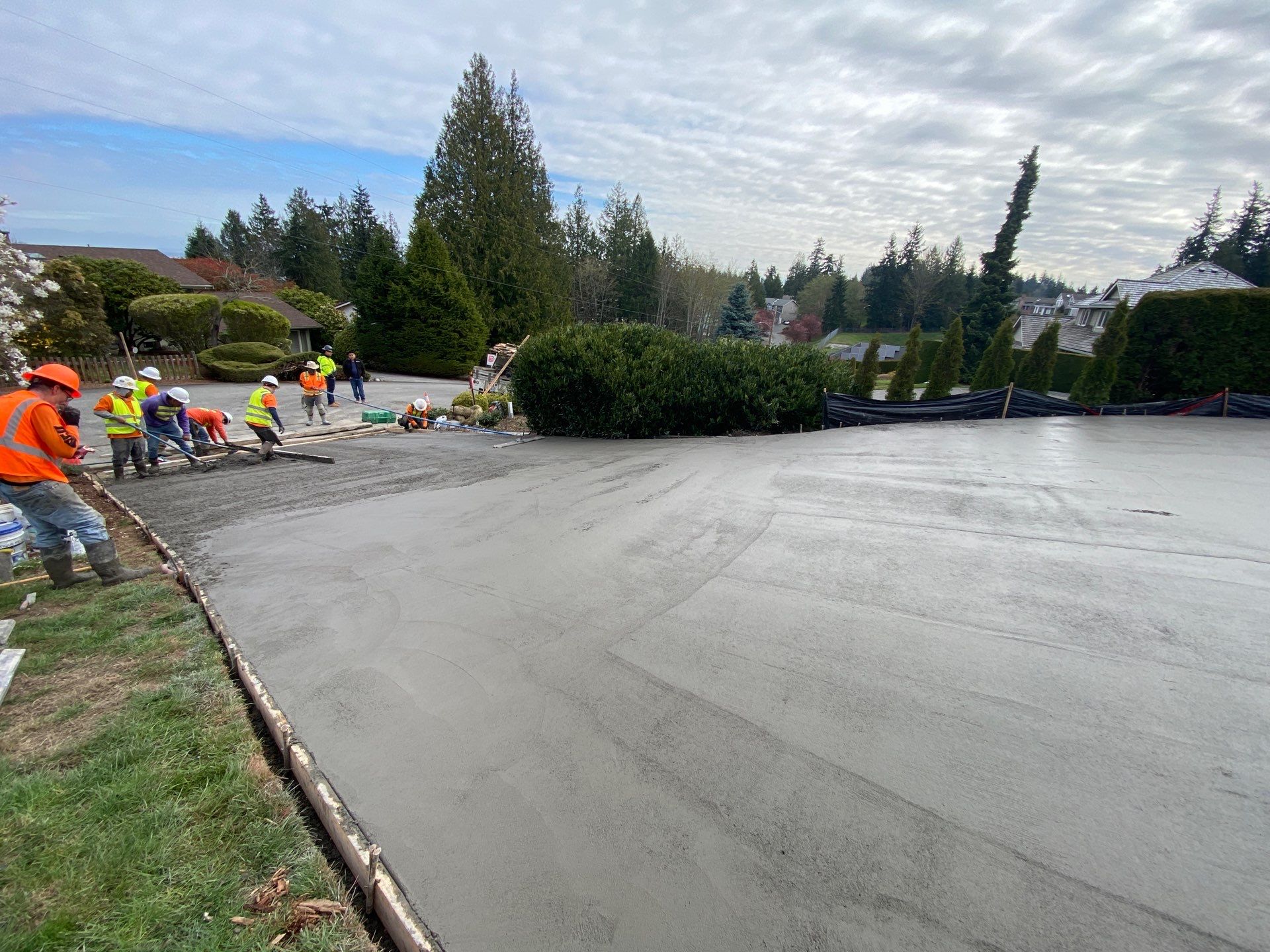 John | Stamped Concrete Driveway Makeover by Jireh Asphalt & Concrete Inc 