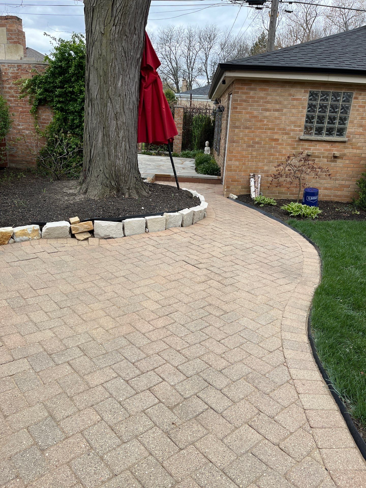 Brick repair, CSS, and stone cleaning by Northern Power Washing LLC.
