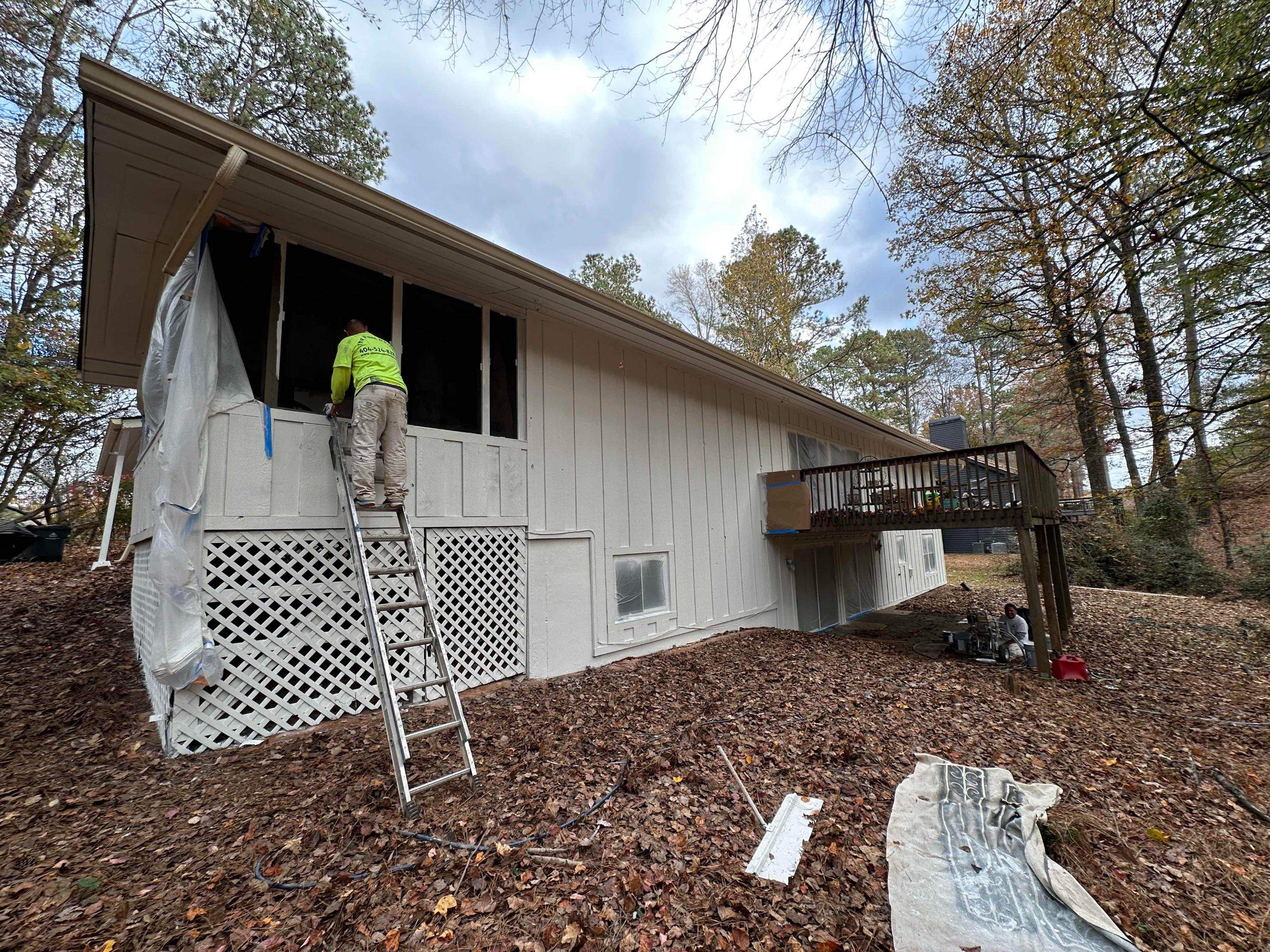  A Bright Exterior Upgrade by Atlanta's Paint Doctor