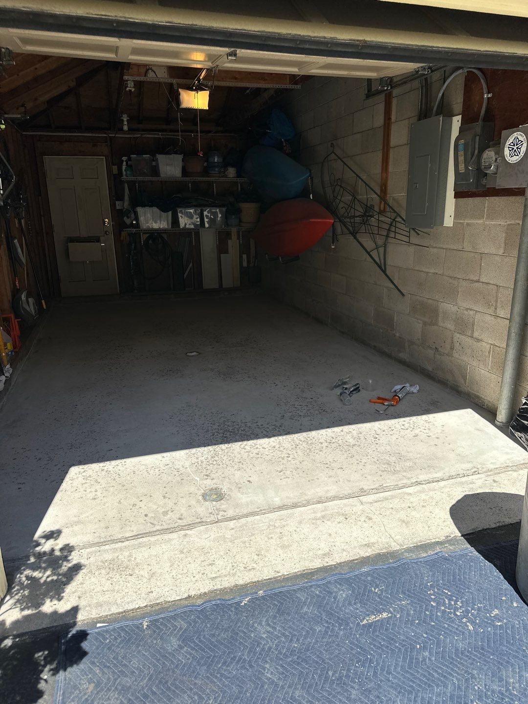 Silverado garage floor coating  by NG Masonry & Construction LLC